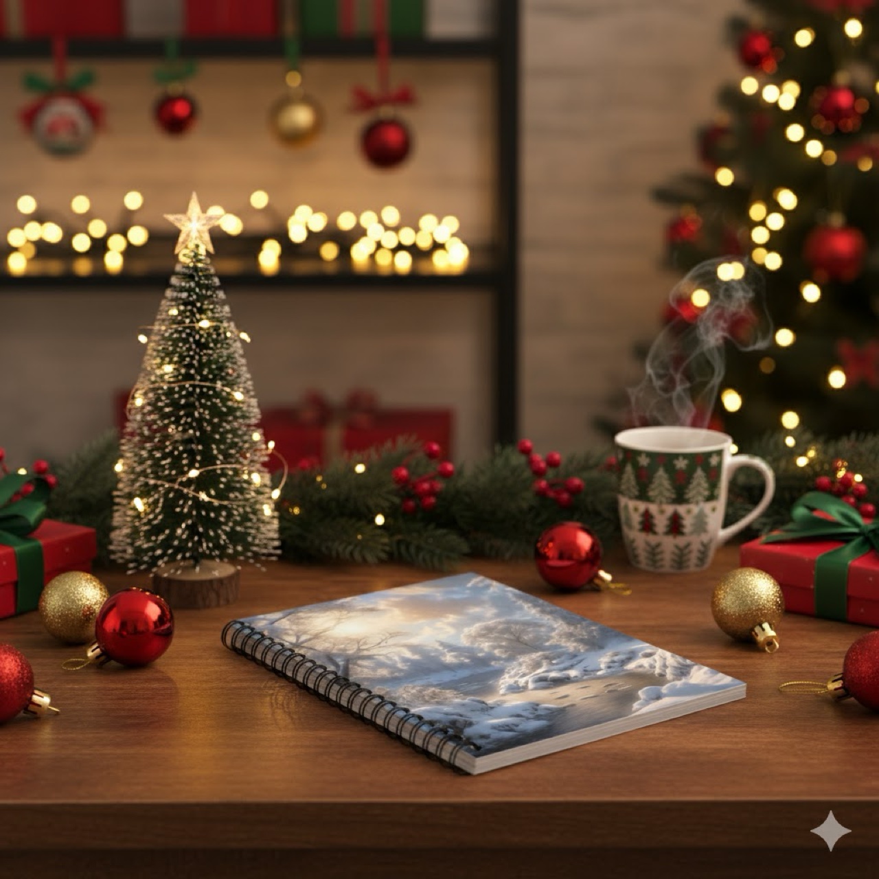 River In The Winter Spiral Notebook product thumbnail image