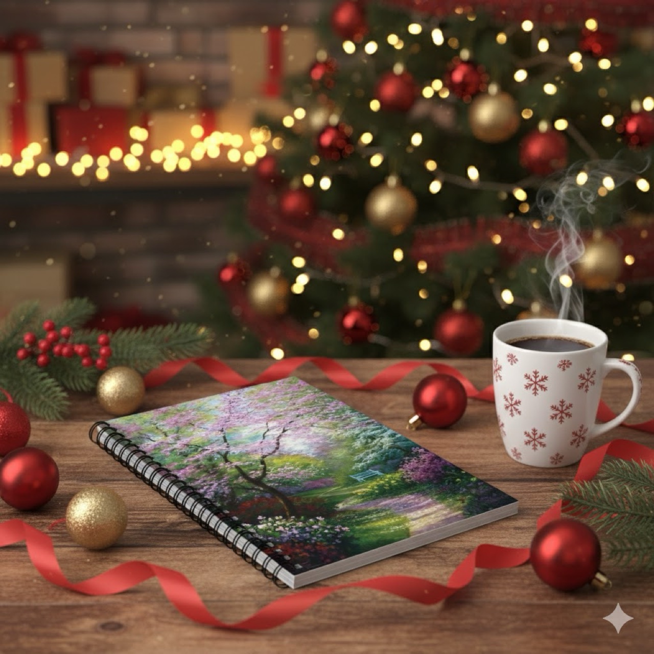 Blooming Spring Garden Notebook