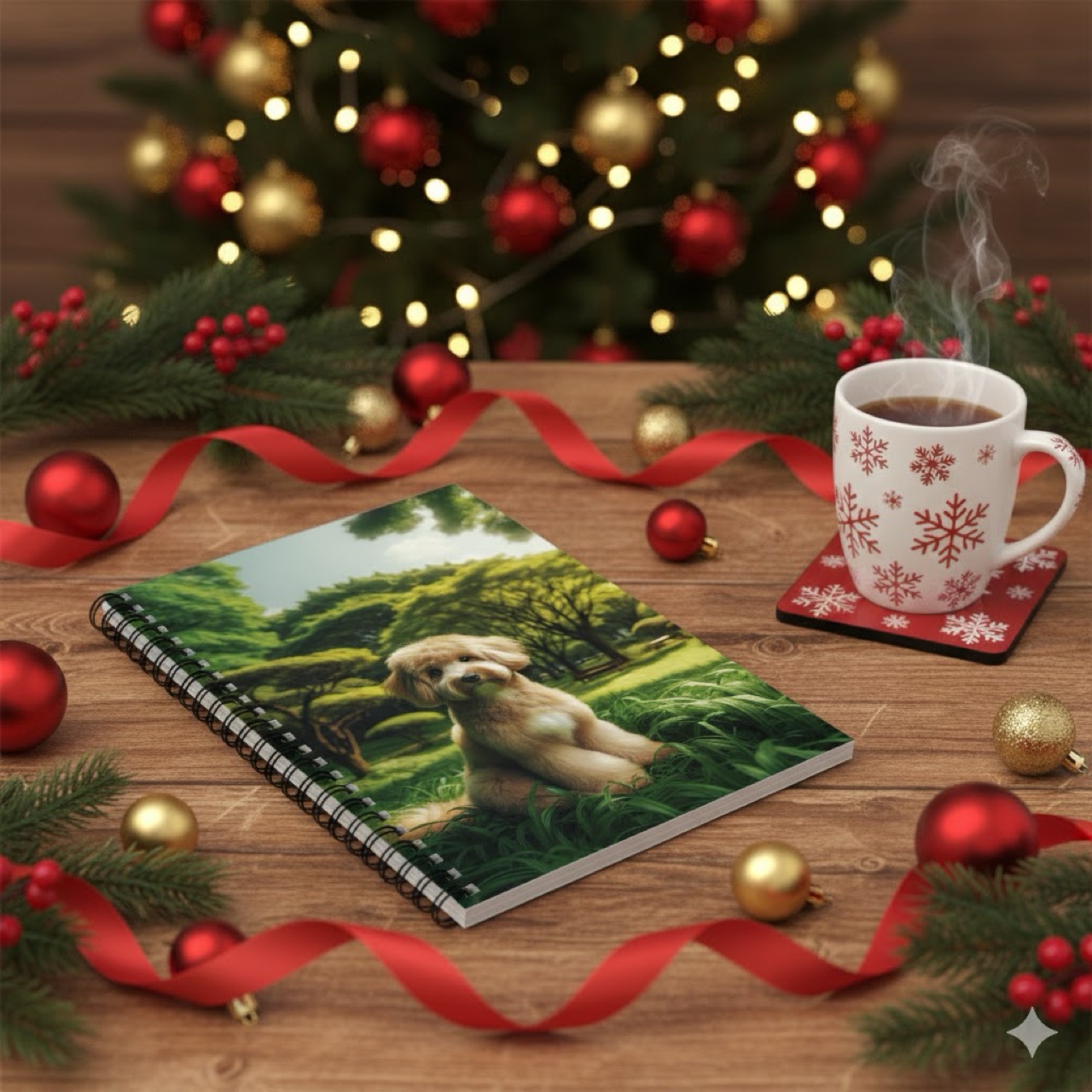 Puppy At The Park Spiral Notebook product thumbnail image Puppy At The Park Spiral Notebook product thumbnail image