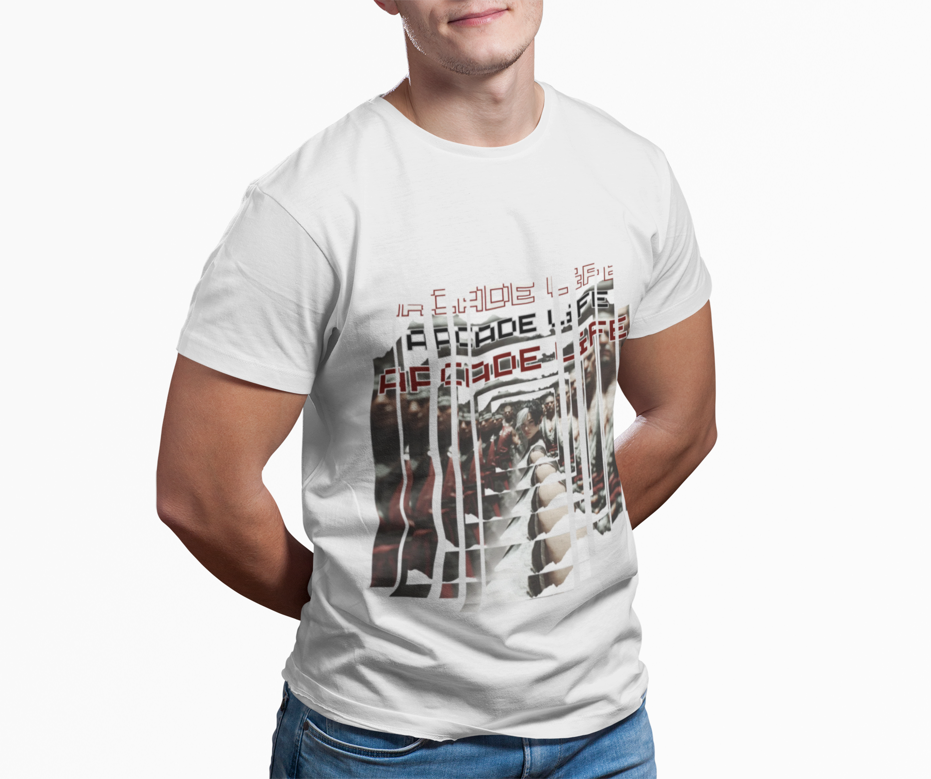 Arcade Life X’s Tee | Retro Mortal Kombat Vibes | Gamer Streetwear Energy product thumbnail image