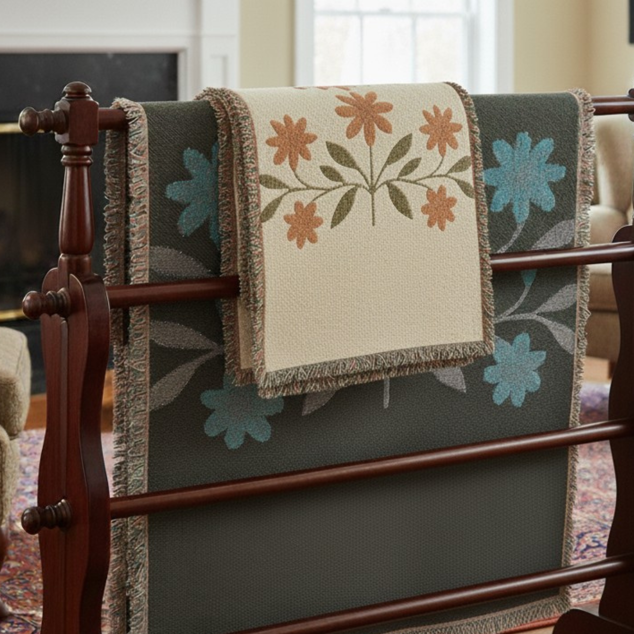 Magnolia Meadow - Woven Double-Sided Blanket product thumbnail image