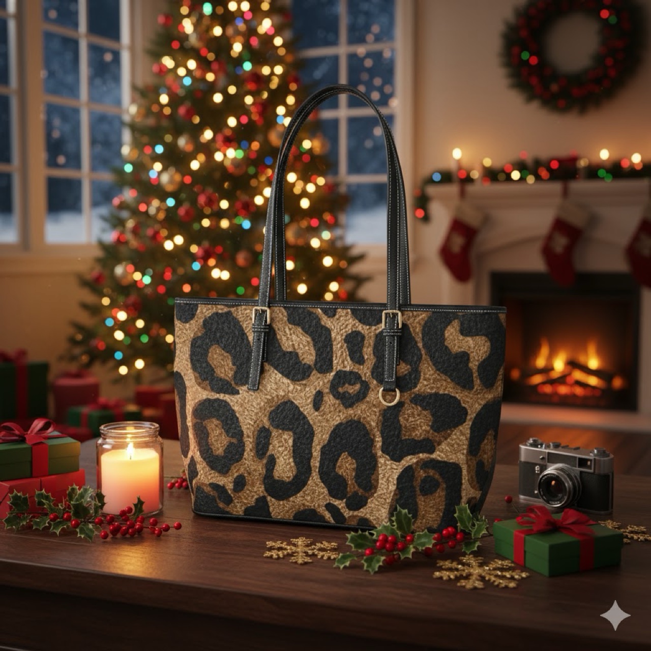 Leopard Print Tote Bag product thumbnail image