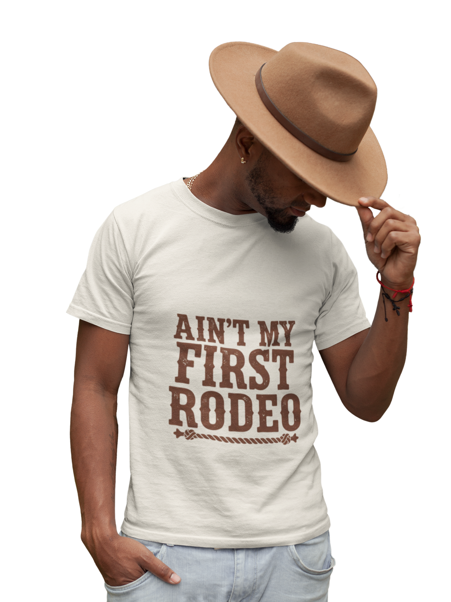 Ain’t My First Rodeo Shirt – Western Graphic Tee for Cowgirls &amp; Cowboys, Rustic Country Rodeo Shirt, Southern Farm Life Tee, Vintage Western Style T-shirt