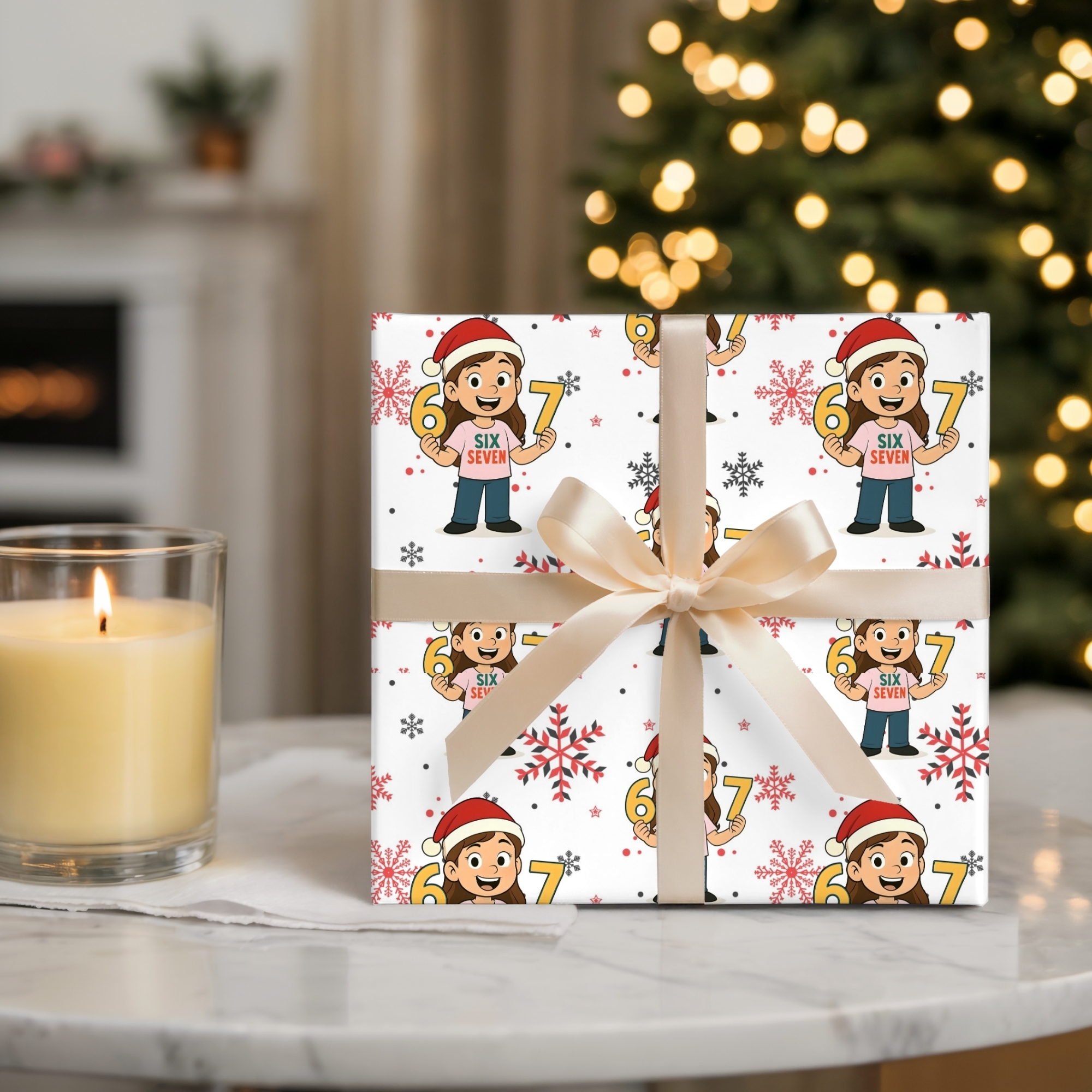 67 Wrapping Paper Fun Holiday Wrapping Paper Roll - Colorful Christmas Gift Wrap product thumbnail image 67 Wrapping Paper Fun Holiday Wrapping Paper Roll - Colorful Christmas Gift Wrap product thumbnail image