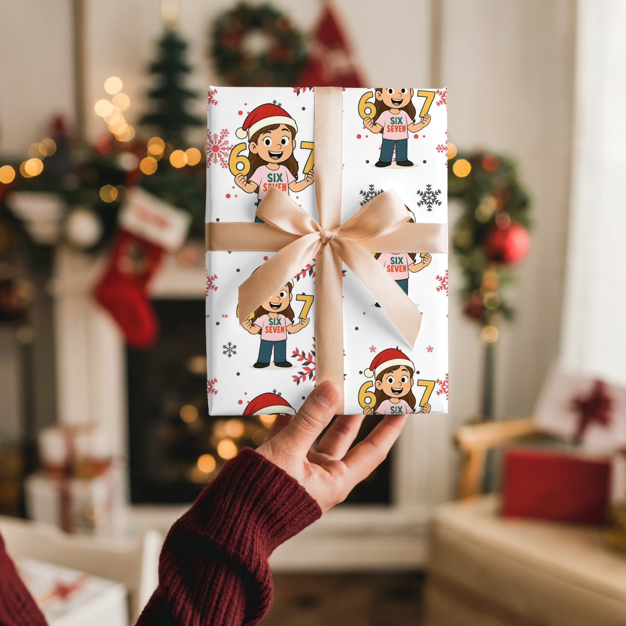 67 Wrapping Paper Fun Holiday Wrapping Paper Roll - Colorful Christmas Gift Wrap product thumbnail image 67 Wrapping Paper Fun Holiday Wrapping Paper Roll - Colorful Christmas Gift Wrap product thumbnail image