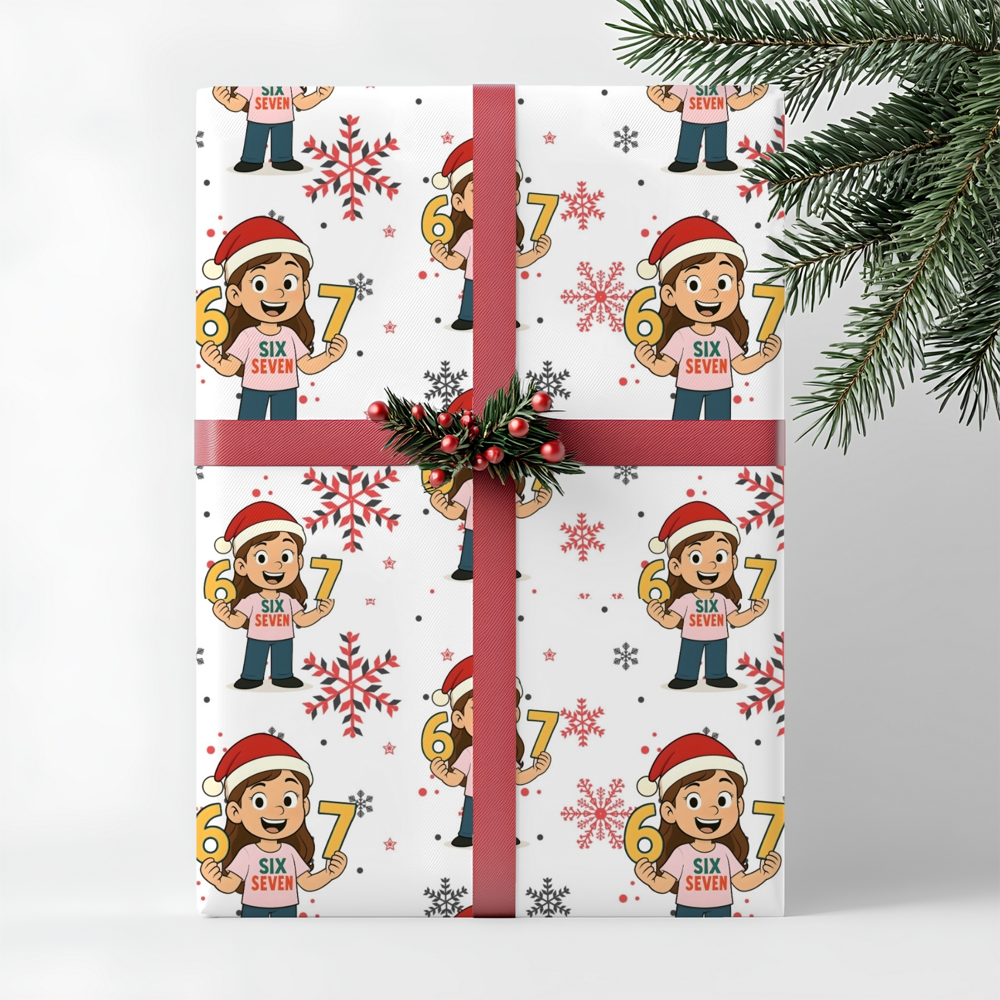 67 Wrapping Paper Fun Holiday Wrapping Paper Roll - Colorful Christmas Gift Wrap product thumbnail image 67 Wrapping Paper Fun Holiday Wrapping Paper Roll - Colorful Christmas Gift Wrap product thumbnail image