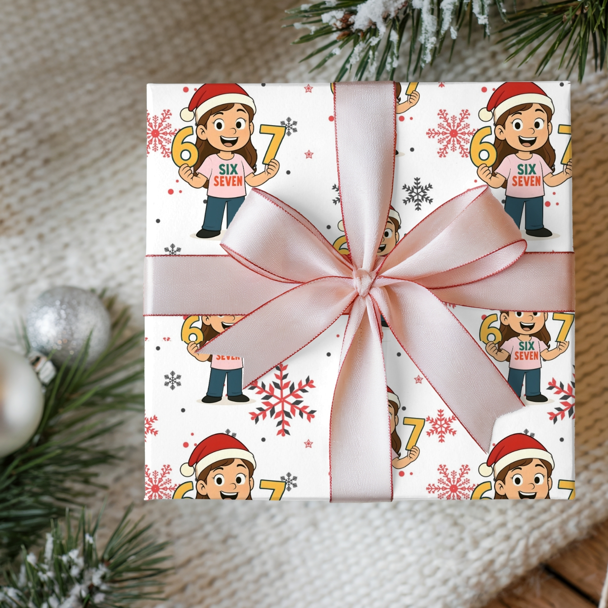 67 Wrapping Paper Fun Holiday Wrapping Paper Roll - Colorful Christmas Gift Wrap product thumbnail image 67 Wrapping Paper Fun Holiday Wrapping Paper Roll - Colorful Christmas Gift Wrap product thumbnail image