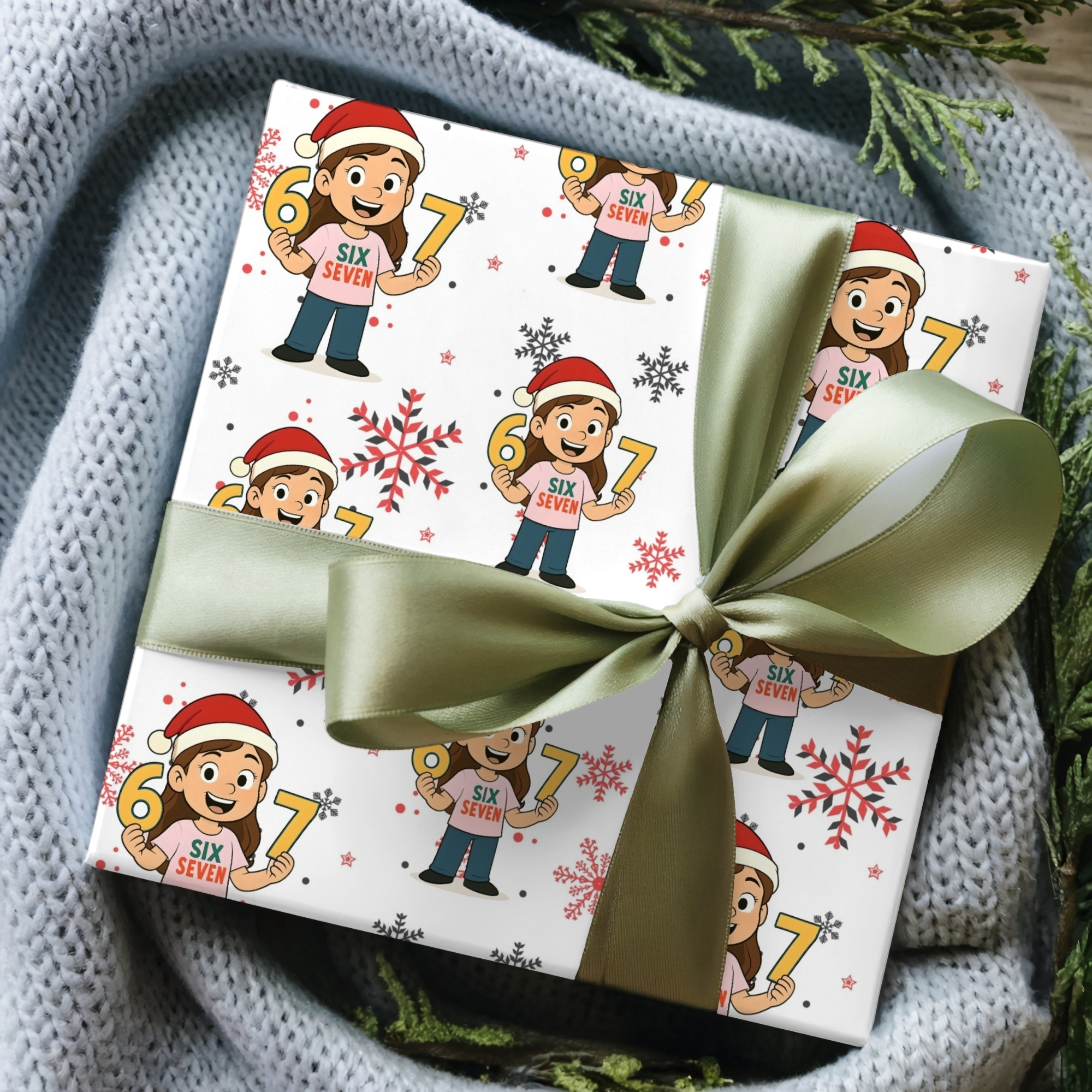 67 Wrapping Paper Fun Holiday Wrapping Paper Roll - Colorful Christmas Gift Wrap product thumbnail image 67 Wrapping Paper Fun Holiday Wrapping Paper Roll - Colorful Christmas Gift Wrap product thumbnail image