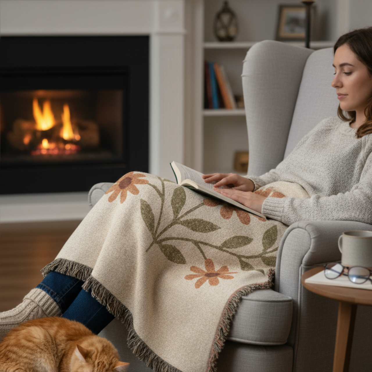 Magnolia Medley - Woven Double-Sided Blanket Magnolia Medley - Woven Double-Sided Blanket