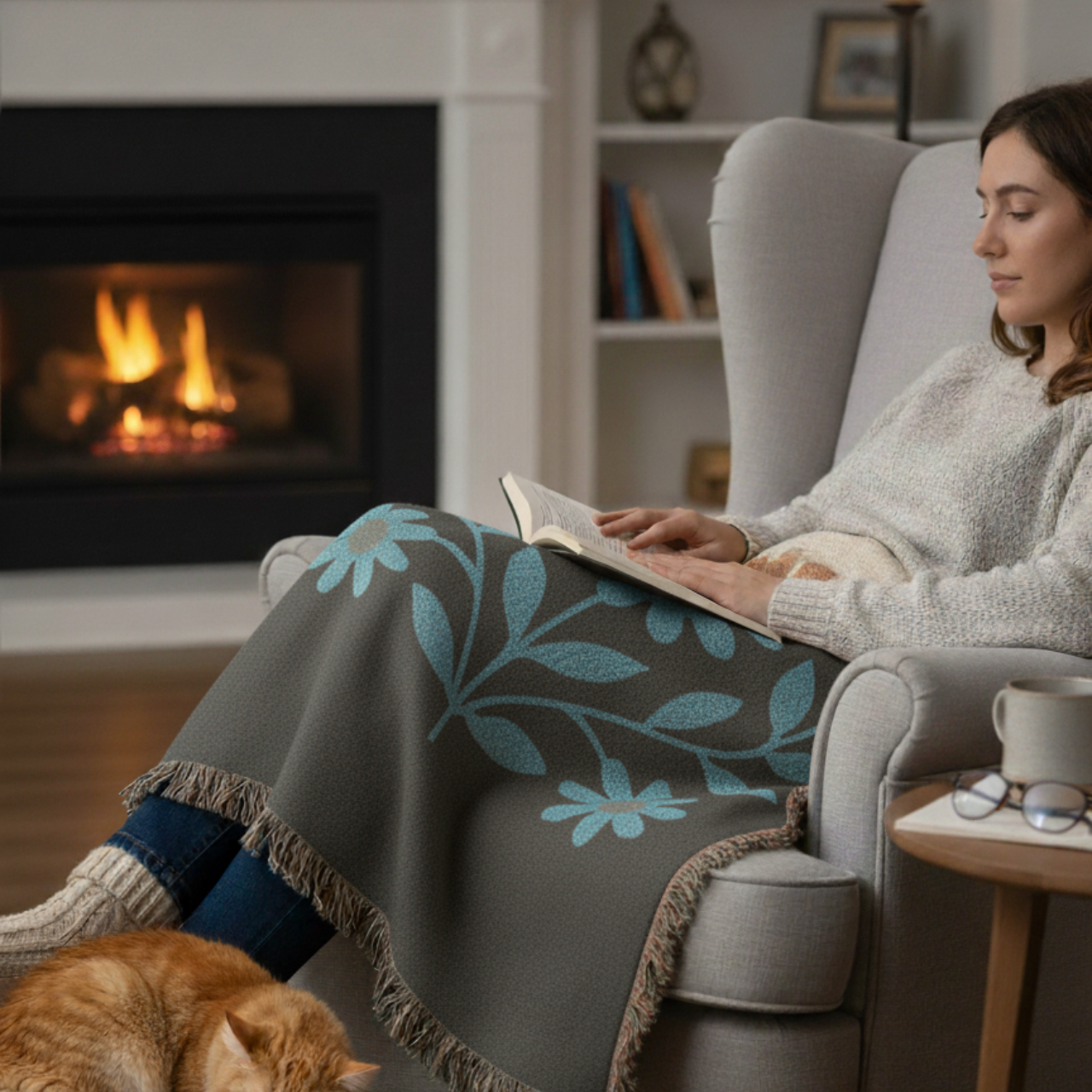 Magnolia Medley - Woven Double-Sided Blanket product thumbnail image