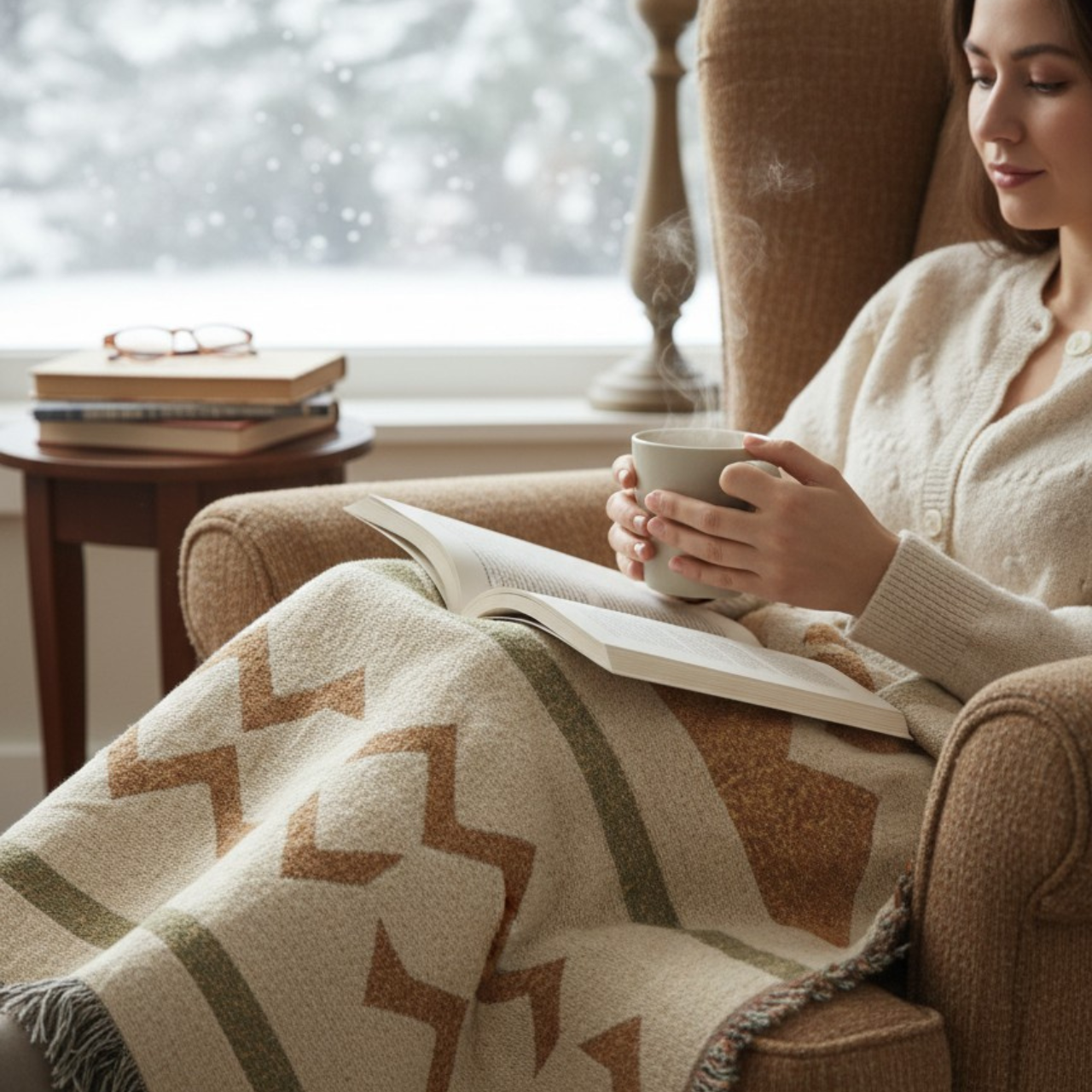 Alpine Hearth - Woven Double-Sided Blanket product thumbnail image