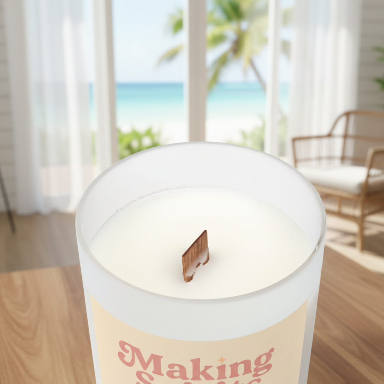 🌴 Making Spirits Bright (and Tan) – Coastal Holiday Candle product thumbnail image 🌴 Making Spirits Bright (and Tan) – Coastal Holiday Candle product thumbnail image