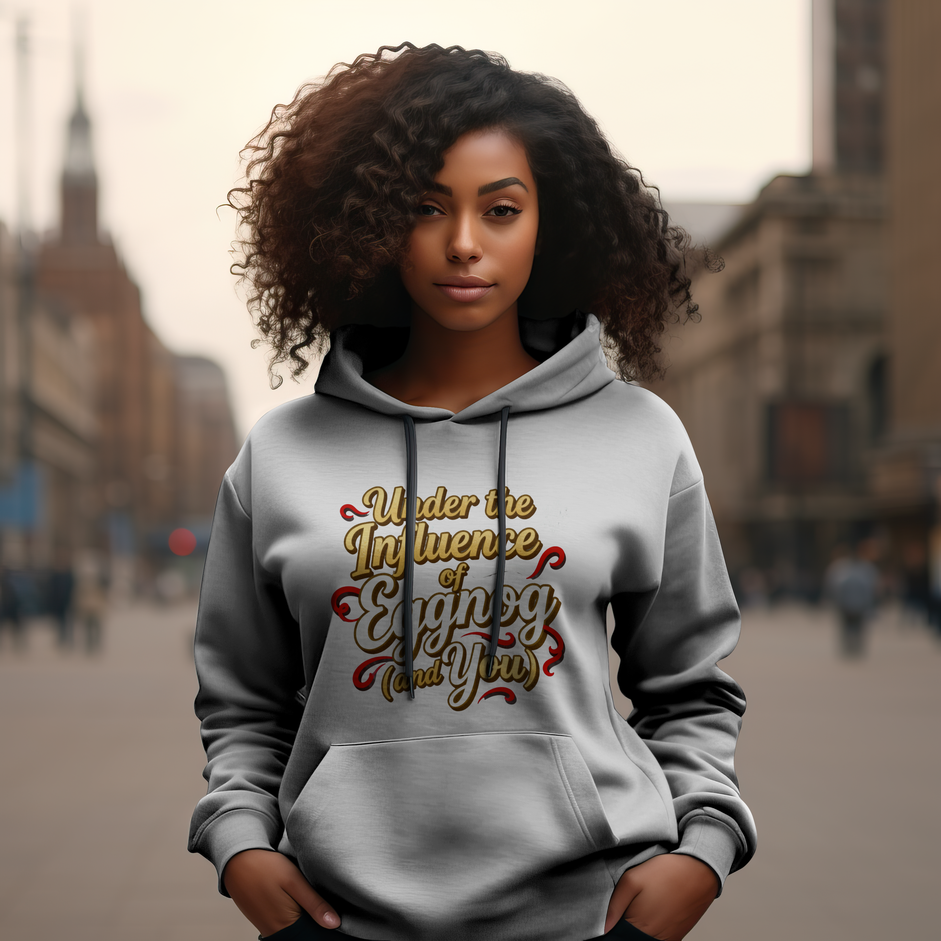 Eggnog Lover's Hoodie product thumbnail image