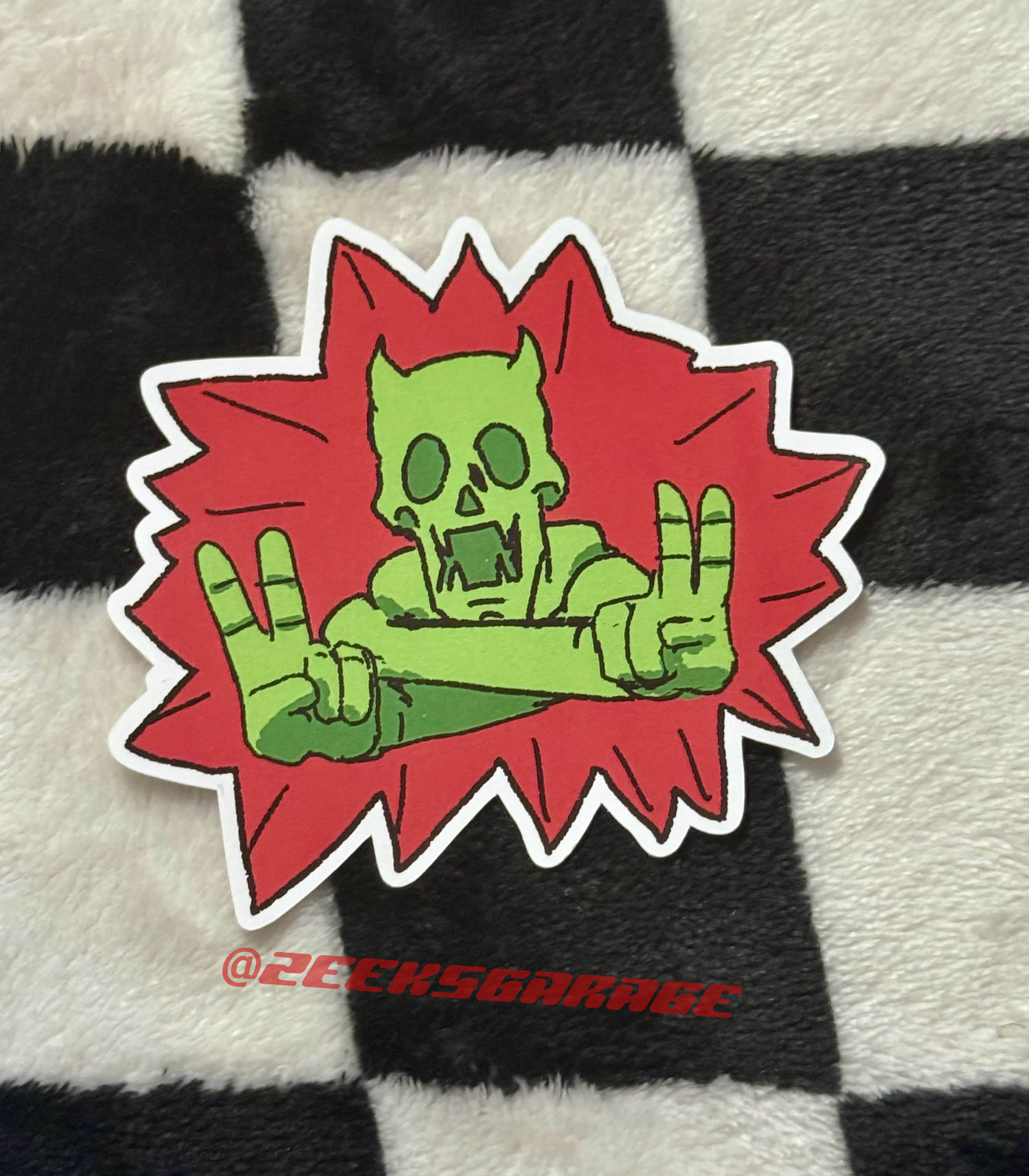 Death & Peace Sticker Death & Peace Sticker