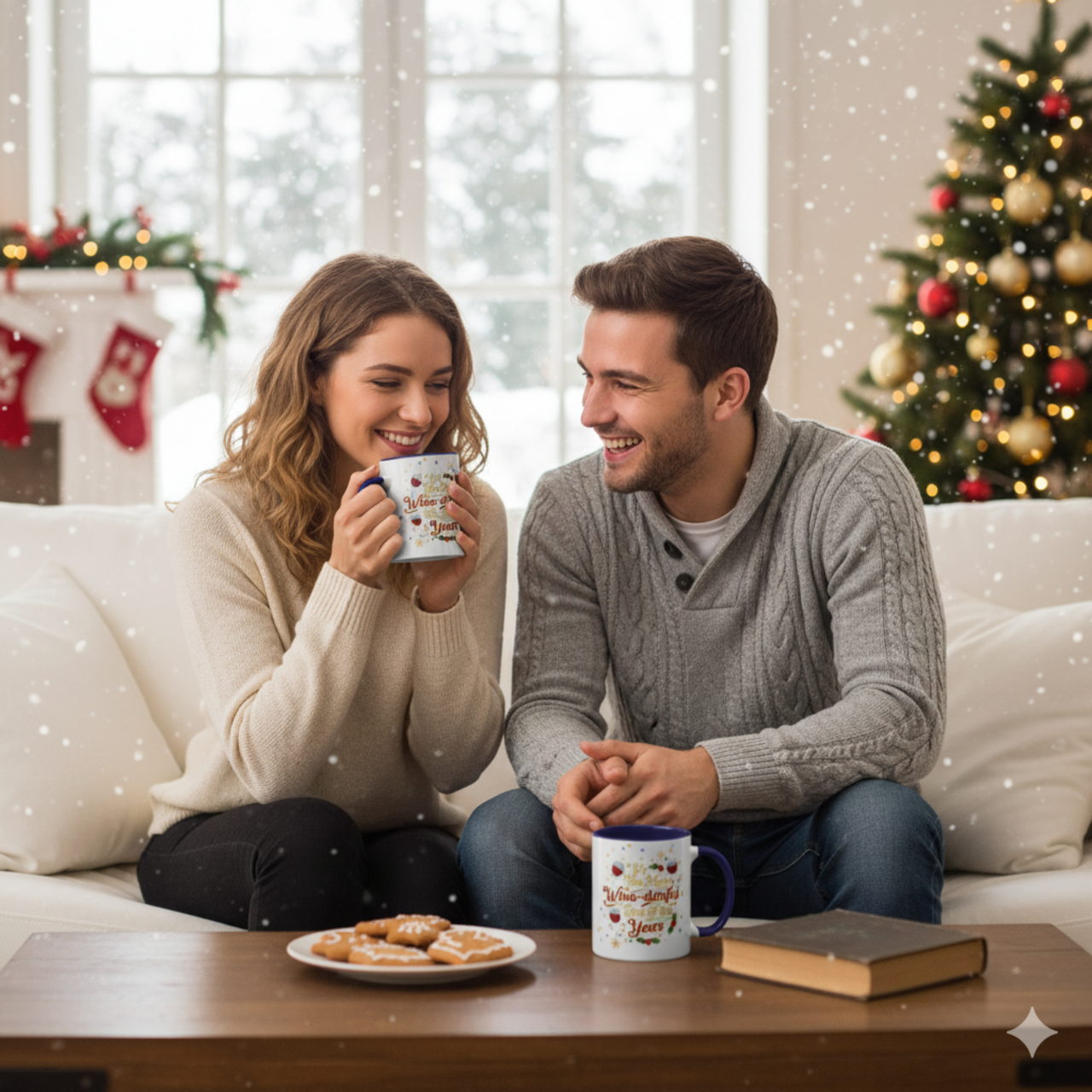 Festive Wine-derful Coffee Mug | Holiday Cheer product thumbnail image Festive Wine-derful Coffee Mug | Holiday Cheer product thumbnail image