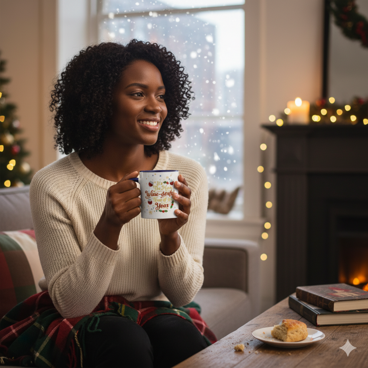 Festive Wine-derful Coffee Mug | Holiday Cheer  product thumbnail image Festive Wine-derful Coffee Mug | Holiday Cheer  product thumbnail image