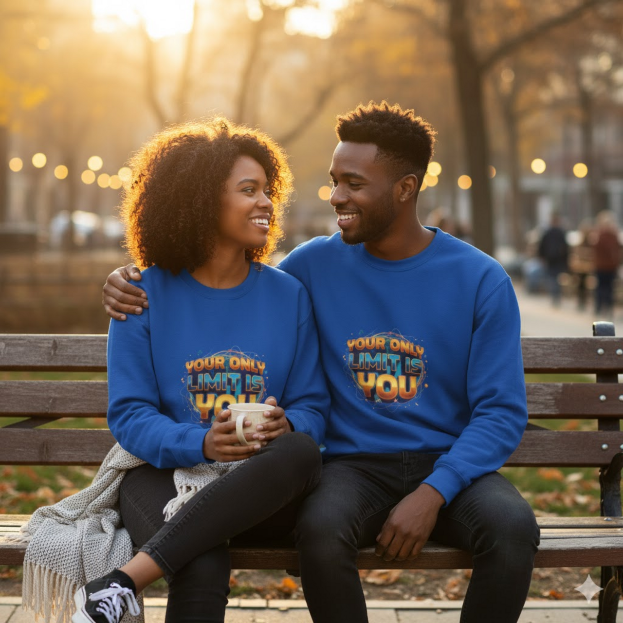 Inspirational Quote Sweatshirt - "Your Only Limit is You" - Unisex Heavy Blend™ product thumbnail image Inspirational Quote Sweatshirt - "Your Only Limit is You" - Unisex Heavy Blend™ product thumbnail image