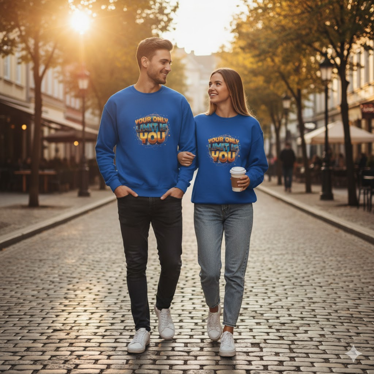 Inspirational Quote Sweatshirt - "Your Only Limit is You" - Unisex Heavy Blend™ product thumbnail image Inspirational Quote Sweatshirt - "Your Only Limit is You" - Unisex Heavy Blend™ product thumbnail image