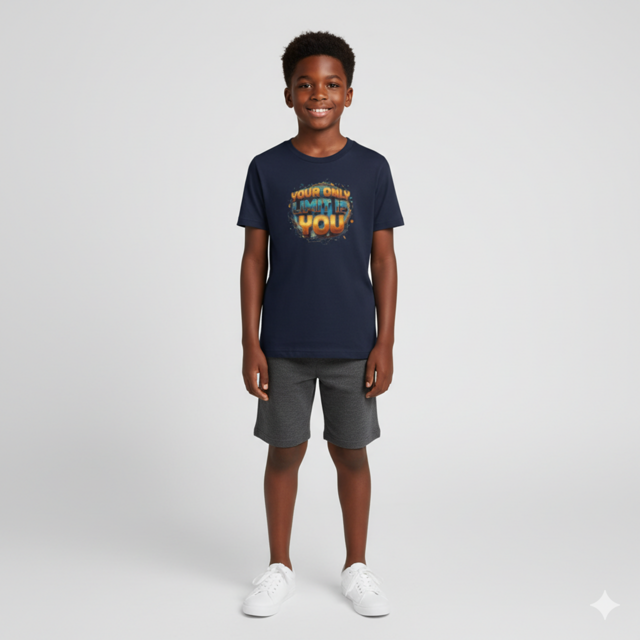 Empowering Youth Short Sleeve Tee - "Your Only Limit Is You" product thumbnail image Empowering Youth Short Sleeve Tee - "Your Only Limit Is You" product thumbnail image