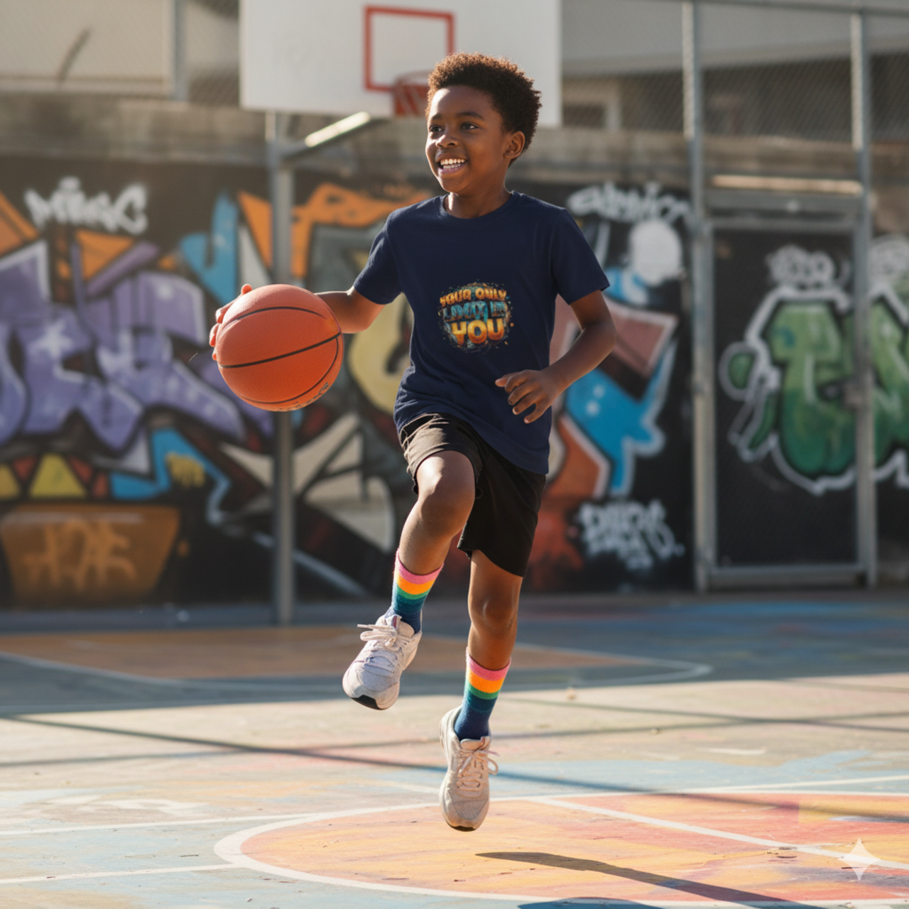 Empowering Youth Short Sleeve Tee - "Your Only Limit Is You" product thumbnail image Empowering Youth Short Sleeve Tee - "Your Only Limit Is You" product thumbnail image