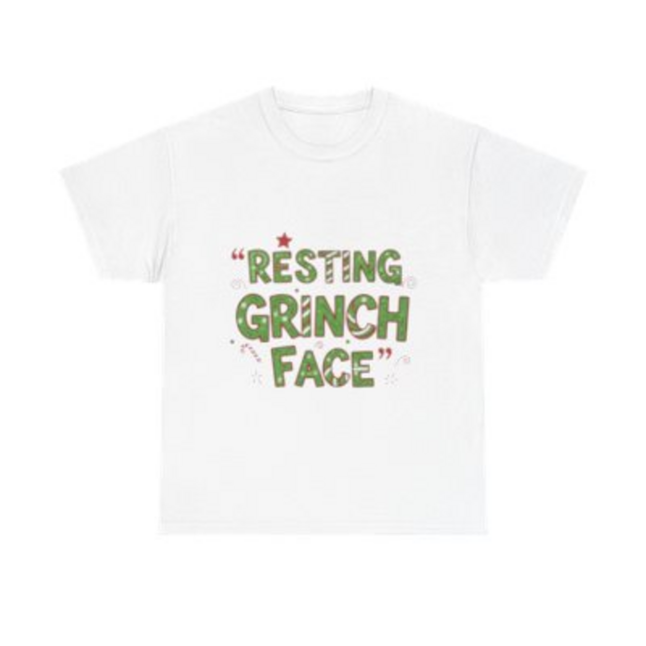 Resting Grinch Face Unisex Tee - Funny Holiday T-Shirt for Christmas Celebrations product thumbnail image Resting Grinch Face Unisex Tee - Funny Holiday T-Shirt for Christmas Celebrations product thumbnail image