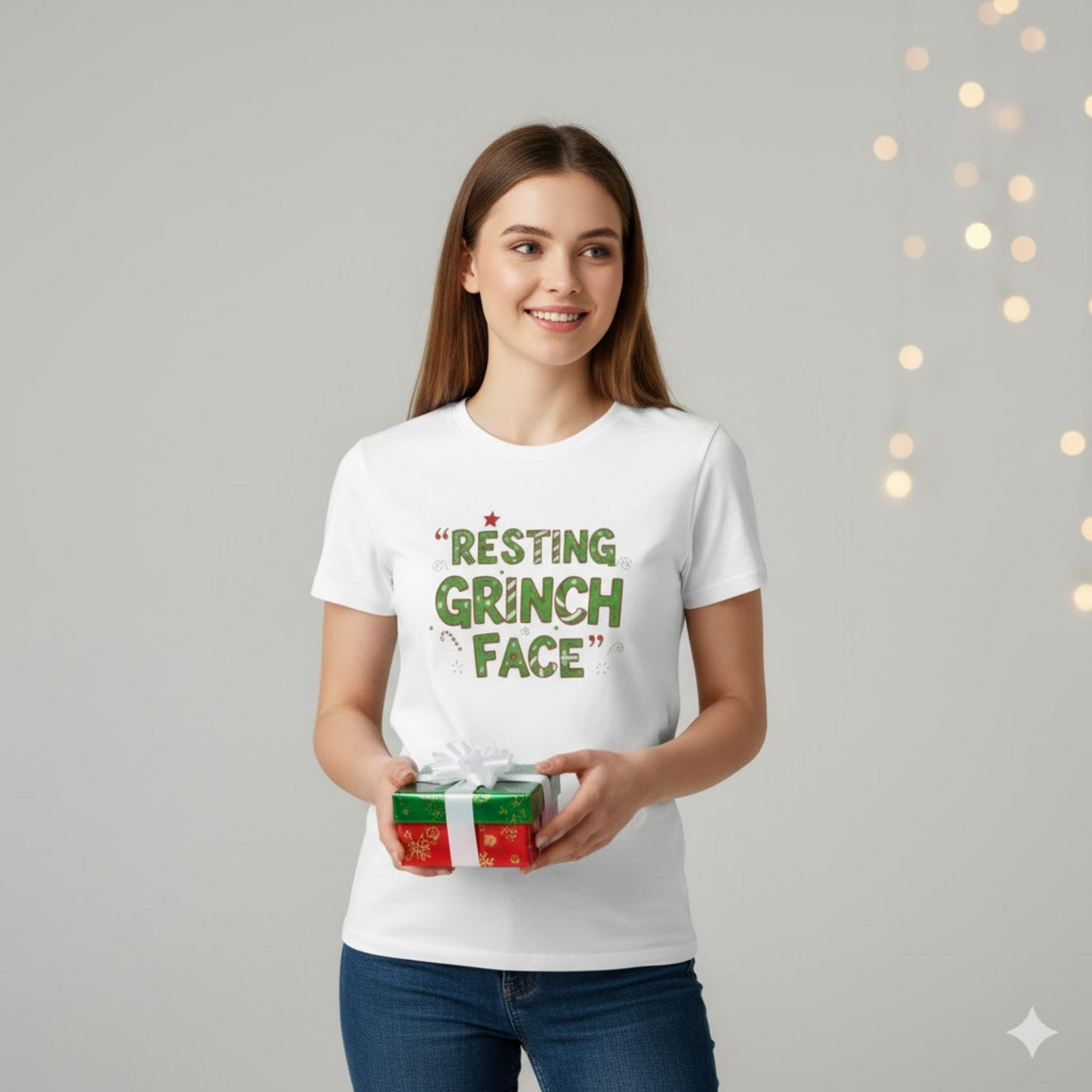 Resting Grinch Face Unisex Tee - Funny Holiday T-Shirt for Christmas Celebrations product thumbnail image Resting Grinch Face Unisex Tee - Funny Holiday T-Shirt for Christmas Celebrations product thumbnail image