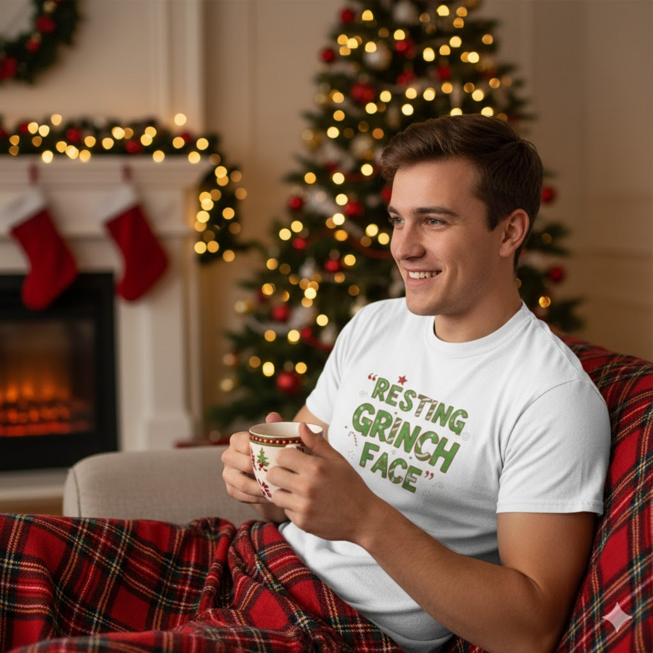 Resting Grinch Face Unisex Tee - Funny Holiday T-Shirt for Christmas Celebrations product thumbnail image Resting Grinch Face Unisex Tee - Funny Holiday T-Shirt for Christmas Celebrations product thumbnail image