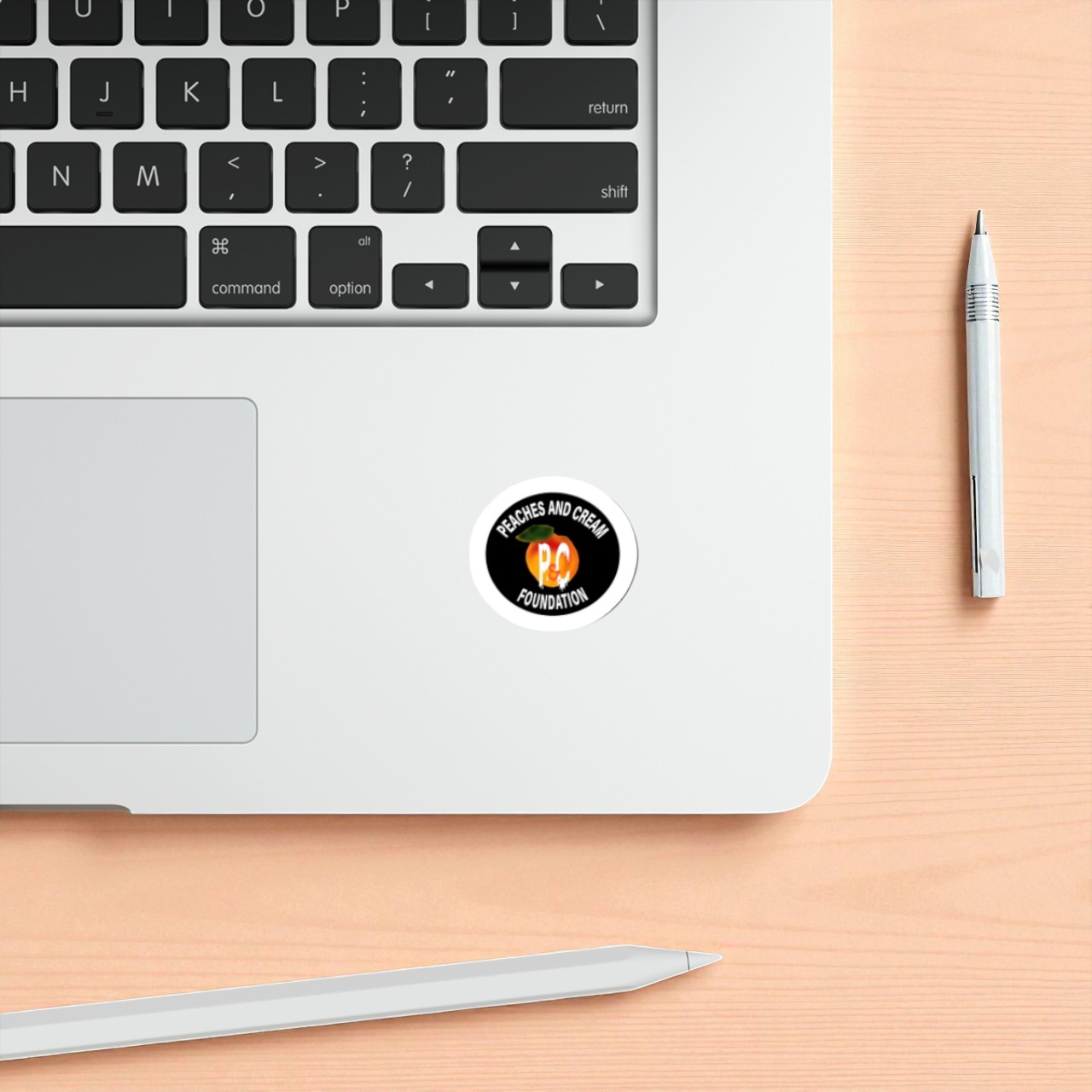 White Outline Logo Die-Cut Stickers product thumbnail image White Outline Logo Die-Cut Stickers product thumbnail image