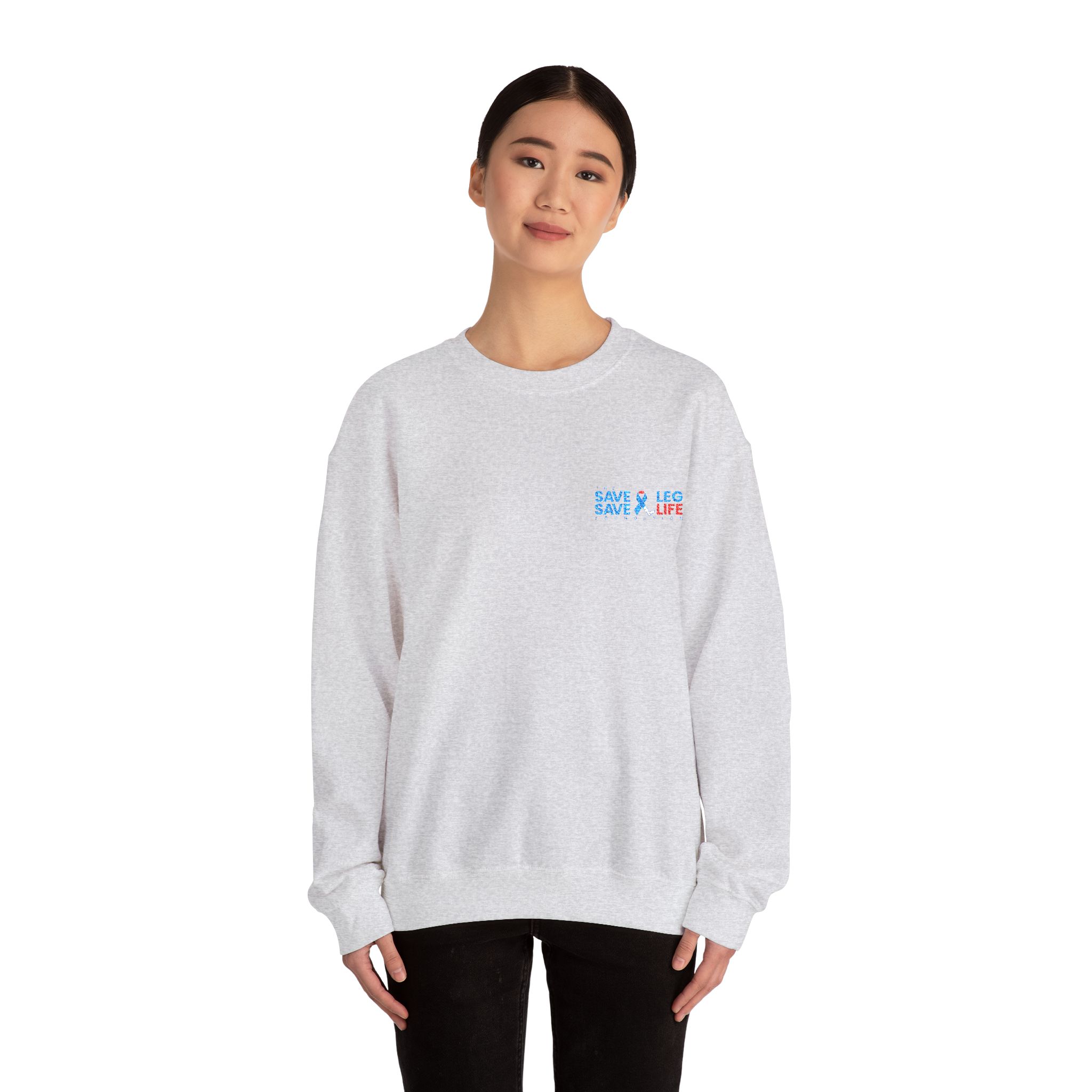 Save a Leg. Save a Life Vibes Unisex Sweatshirt product thumbnail image Save a Leg. Save a Life Vibes Unisex Sweatshirt product thumbnail image