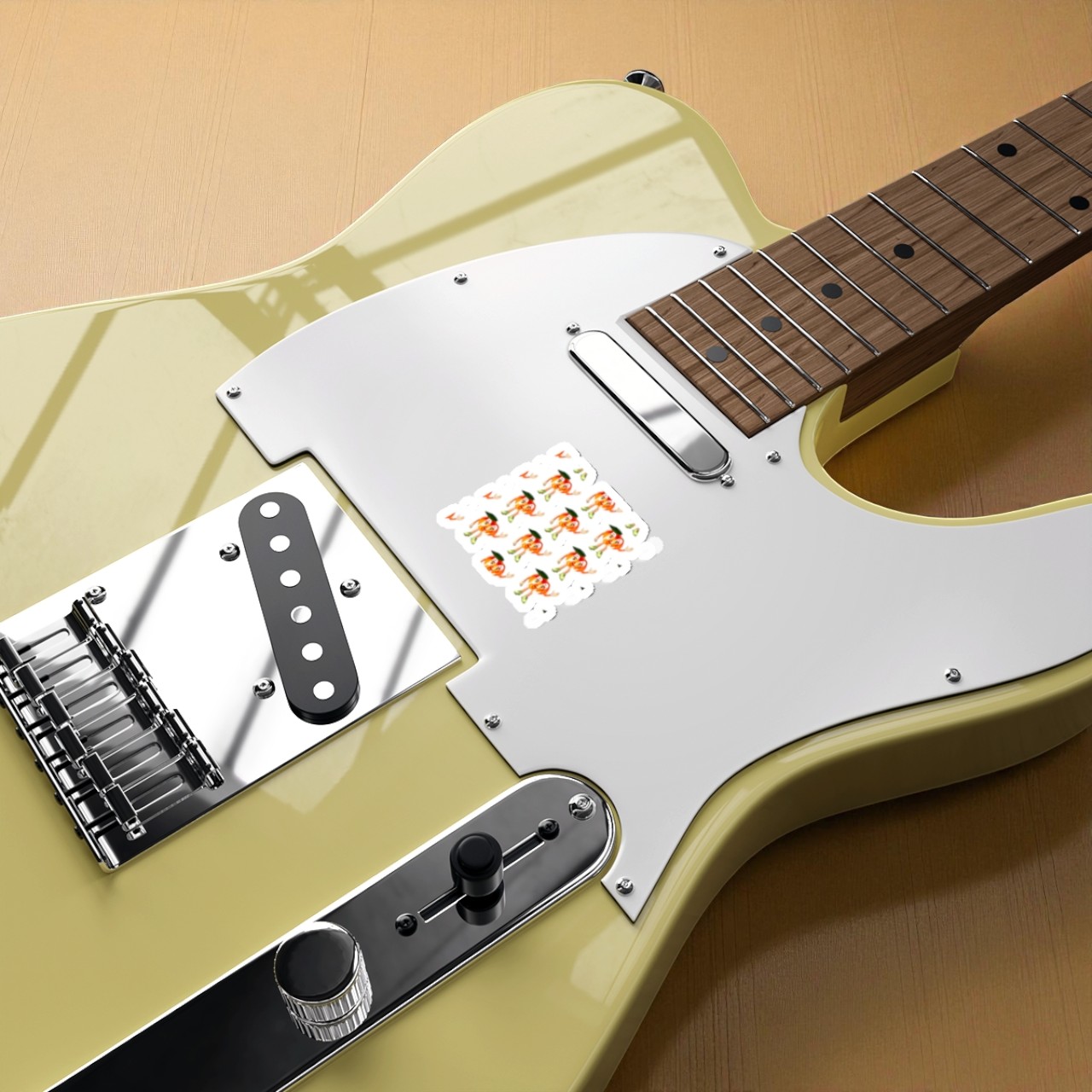 Peaches Mascot Die-Cut Stickers product thumbnail image Peaches Mascot Die-Cut Stickers product thumbnail image