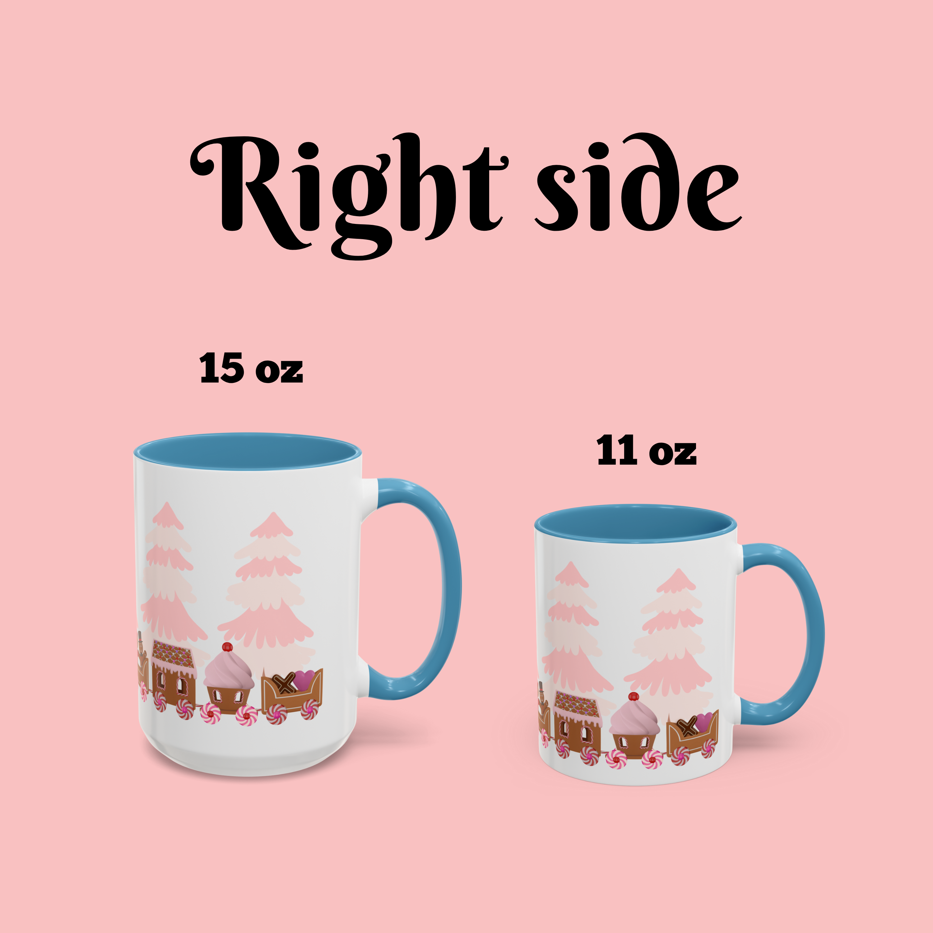 Whimsical Holiday Accent Coffee Mug - Gingerbread Town Decor product thumbnail image