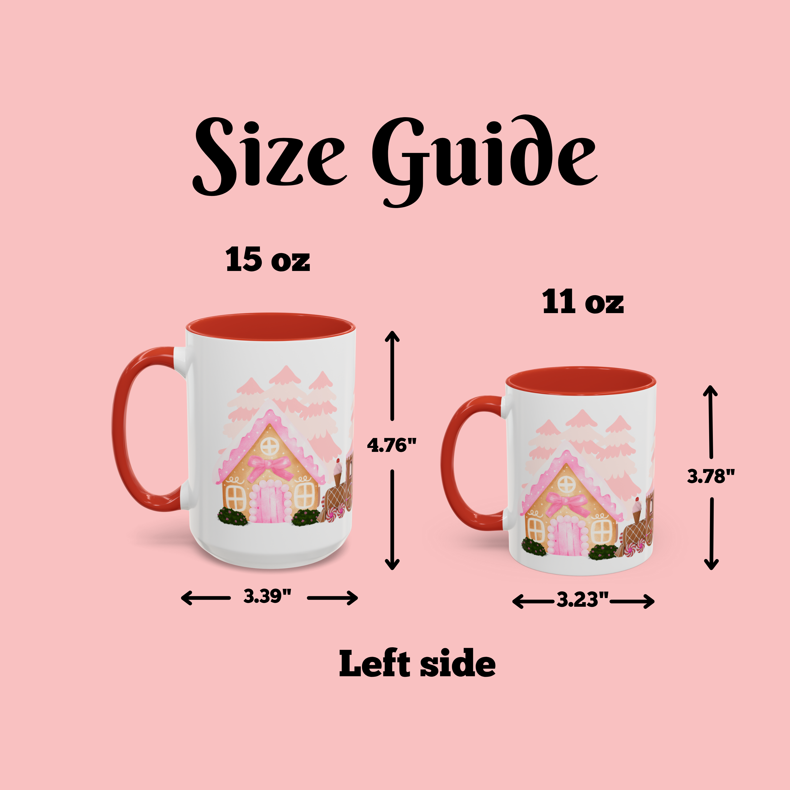 Whimsical Holiday Accent Coffee Mug - Gingerbread Town Decor product thumbnail image Whimsical Holiday Accent Coffee Mug - Gingerbread Town Decor product thumbnail image