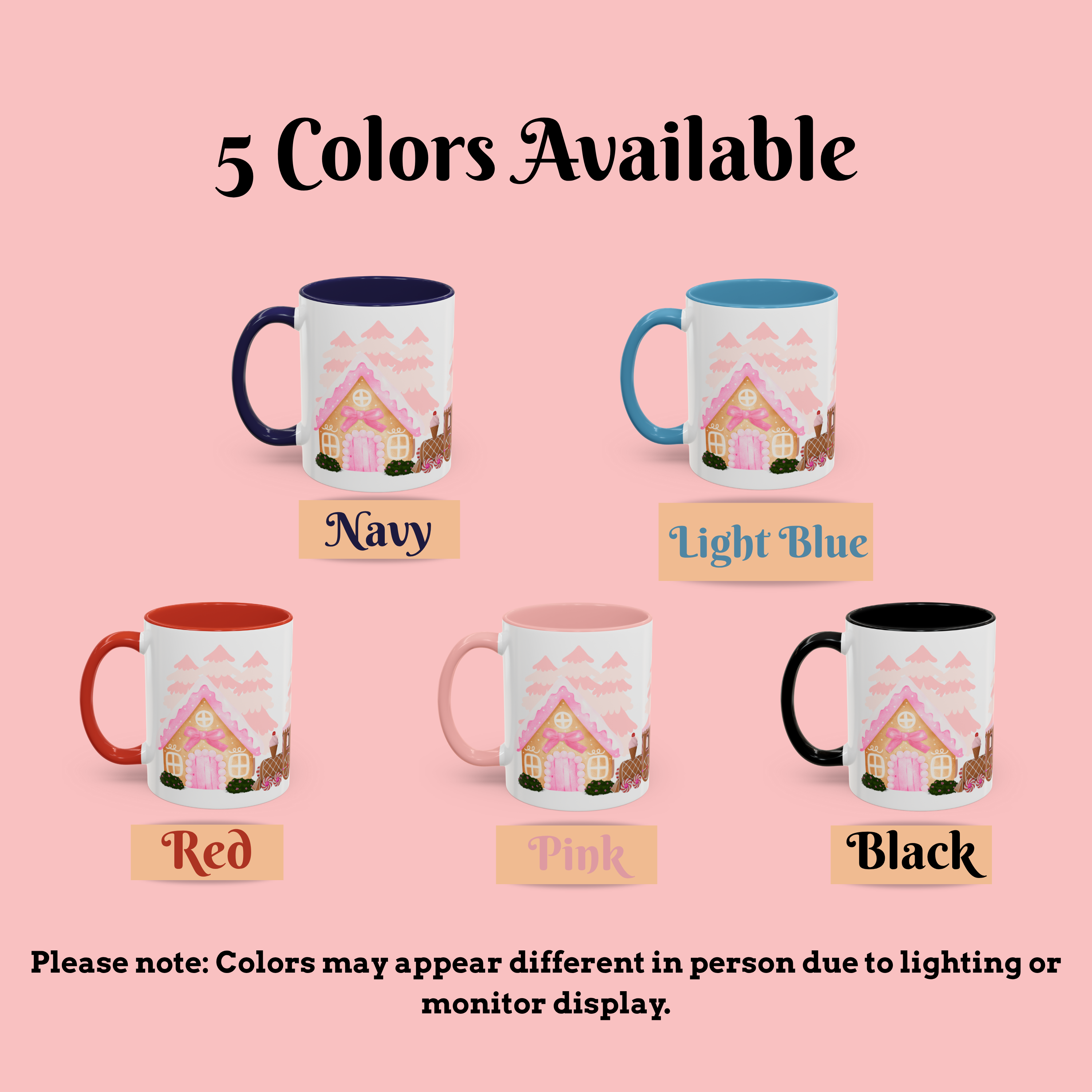 Whimsical Holiday Accent Coffee Mug - Gingerbread Town Decor product thumbnail image Whimsical Holiday Accent Coffee Mug - Gingerbread Town Decor product thumbnail image