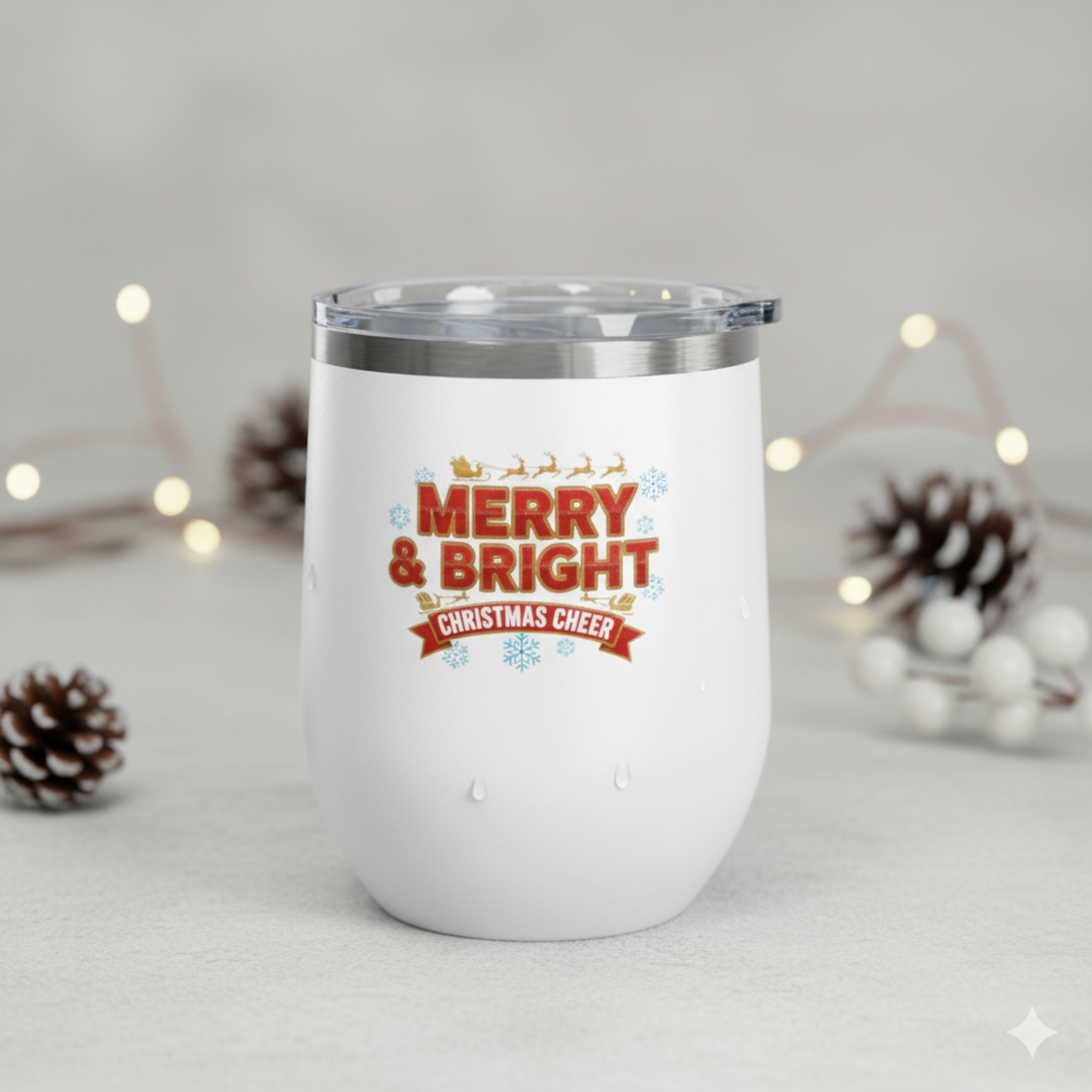 Christmas Wine Tumbler product thumbnail image Christmas Wine Tumbler product thumbnail image