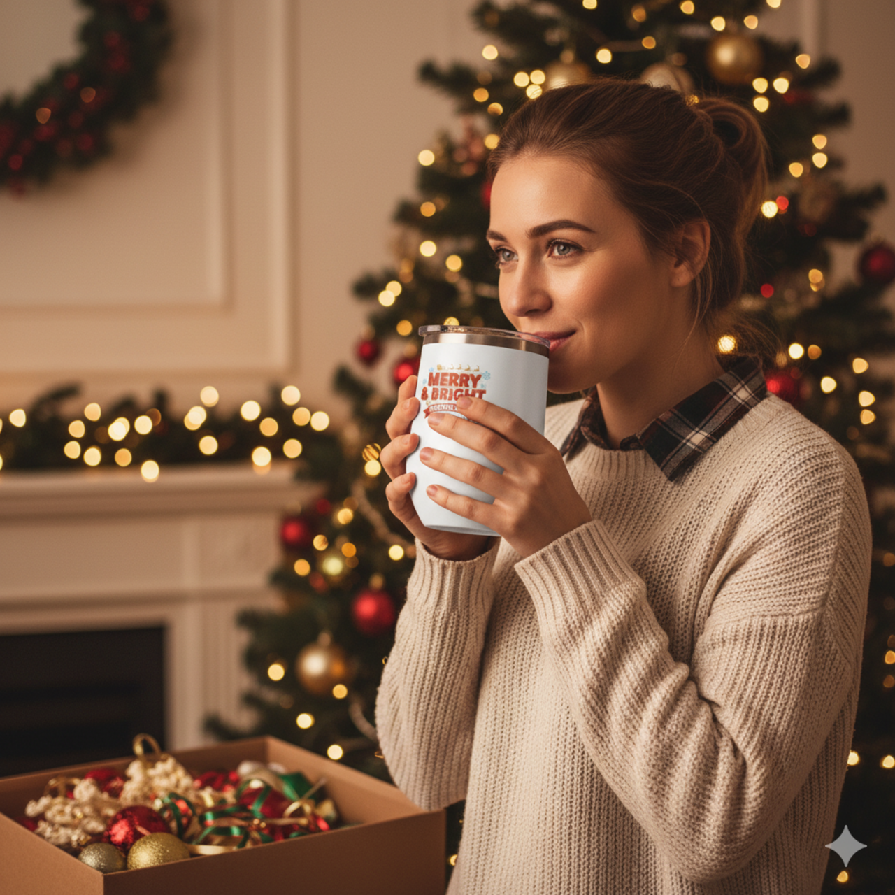 Christmas Wine Tumbler product thumbnail image Christmas Wine Tumbler product thumbnail image