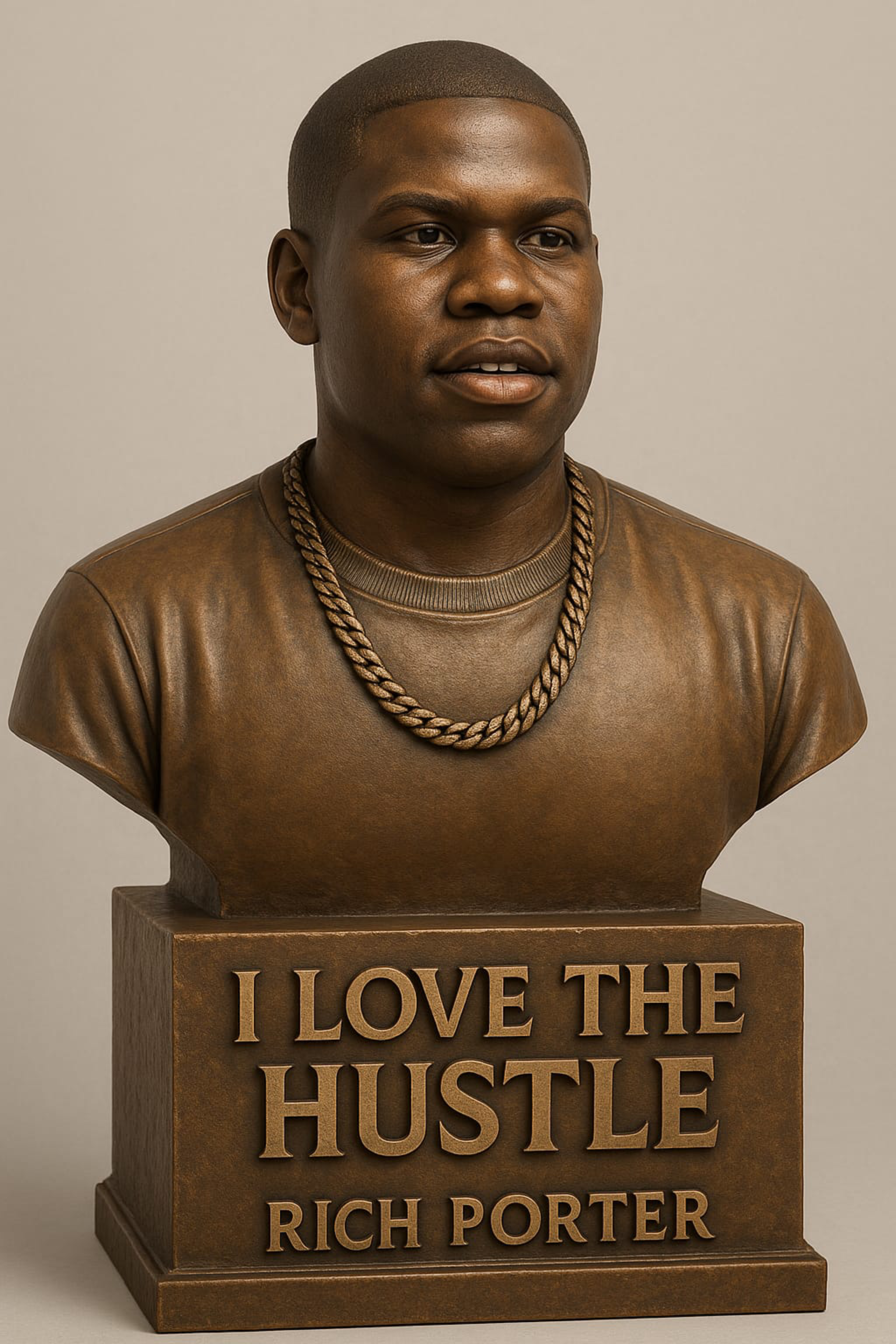 I Love the Hustle – Rich Porter - Matte Canvas, Stretched, 1.25"