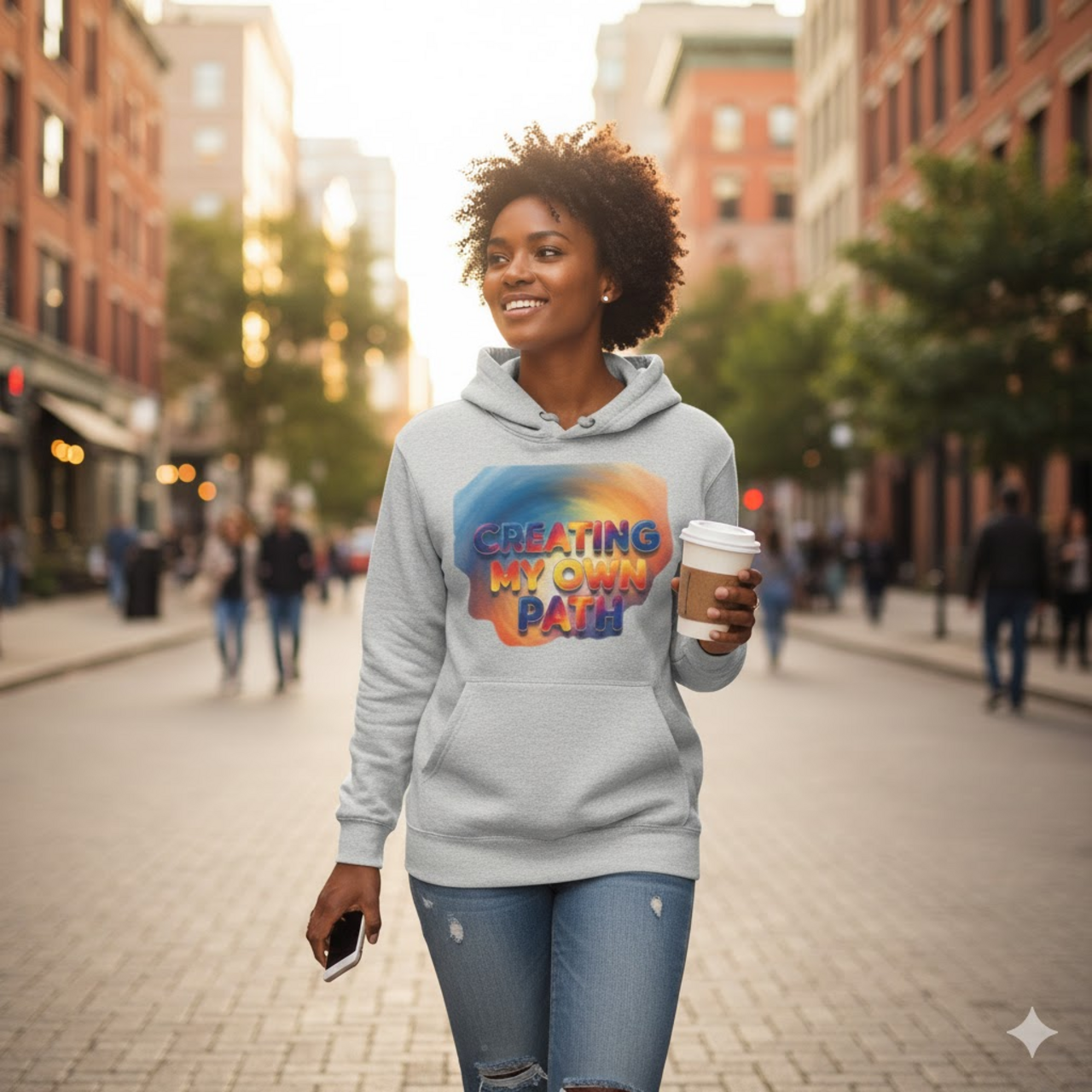 Creating My Own Path Fleece Hoodie product thumbnail image Creating My Own Path Fleece Hoodie product thumbnail image