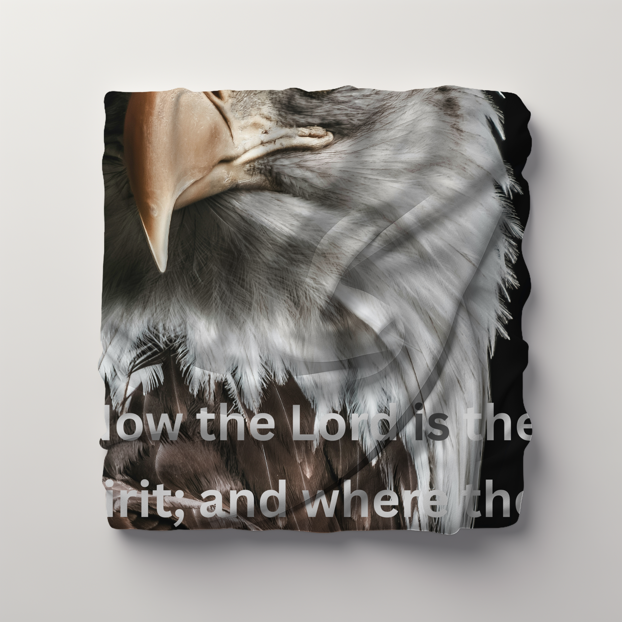 Inspirational Lightweight Velveteen Plushie Blanket featuring a Bible Verse Scriptural 2 Corinthians 3:17, Christian Lightweight Plushie Throw product thumbnail image Inspirational Lightweight Velveteen Plushie Blanket featuring a Bible Verse Scriptural 2 Corinthians 3:17, Christian Lightweight Plushie Throw product thumbnail image