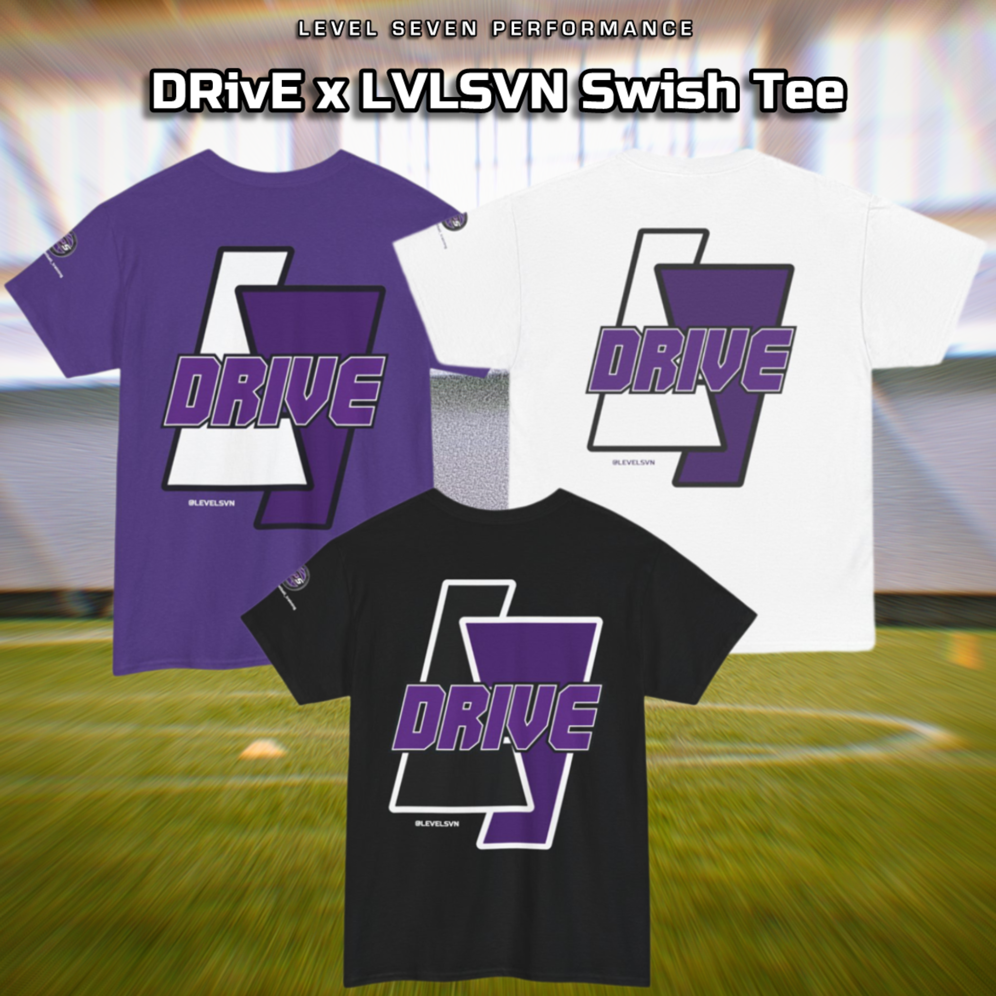 DRivE x LVLSVN SWISH Tee product thumbnail image DRivE x LVLSVN SWISH Tee product thumbnail image