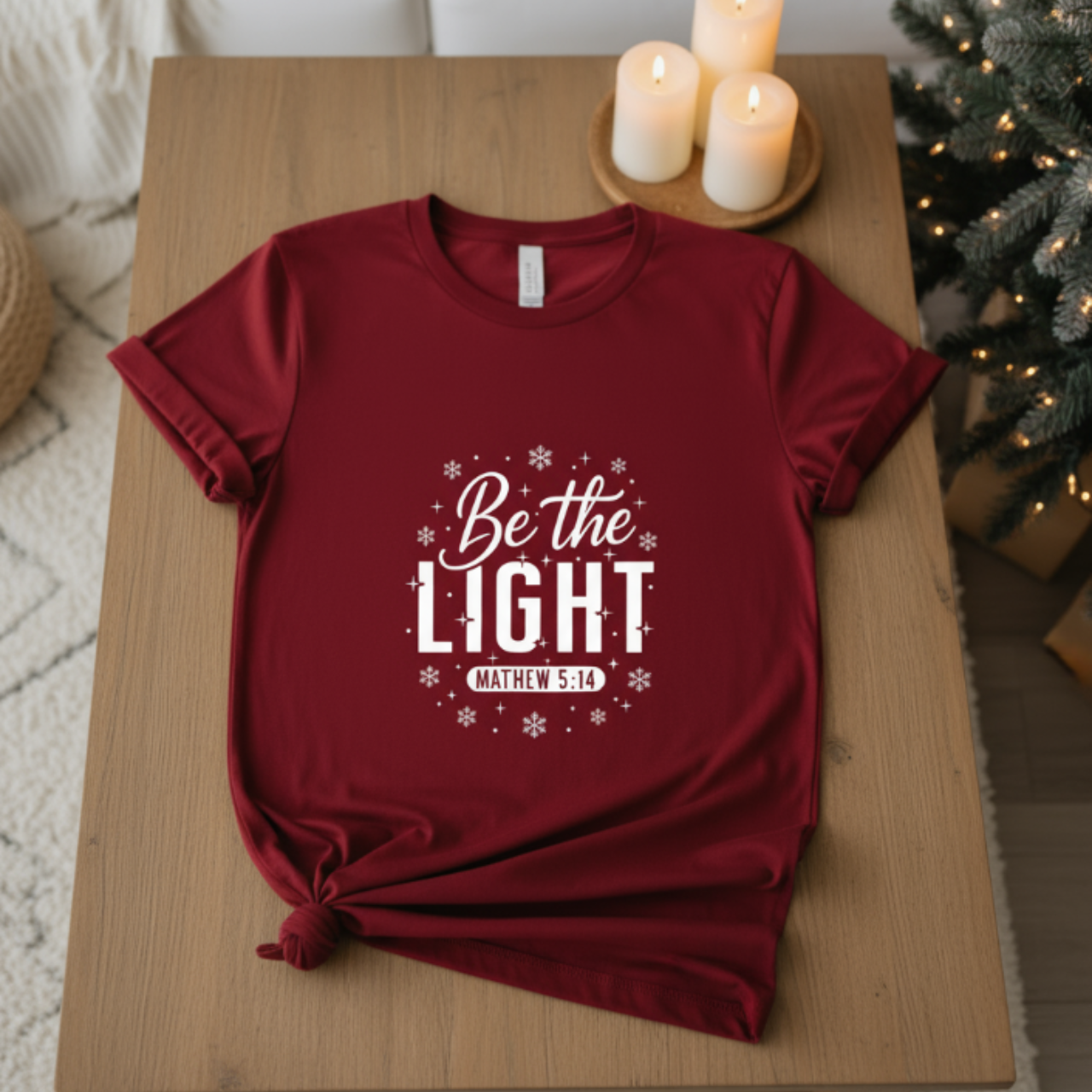 Be the Light Matthew 5:14 holiday Shirt product thumbnail image Be the Light Matthew 5:14 holiday Shirt product thumbnail image