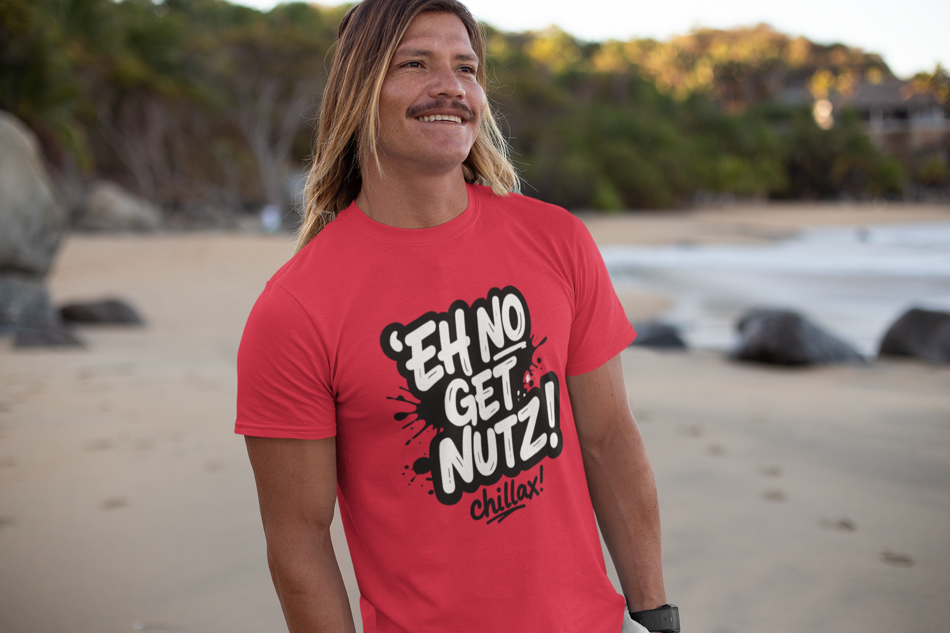 'Eh No Get Nutz' Hawaii Pidgin Unisex T-Shirt