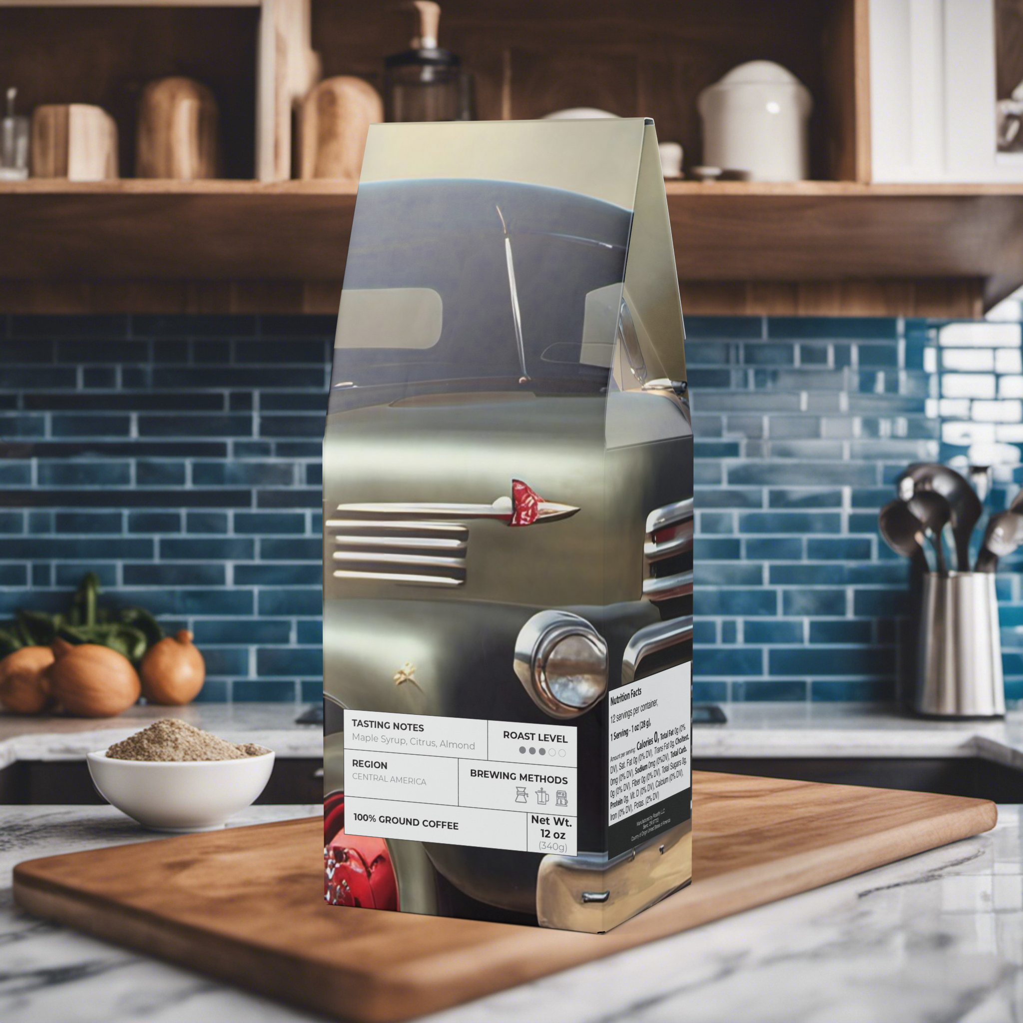 Vintage Patriotic Truck Broken Top Coffee Blend (Medium Roast) product thumbnail image Vintage Patriotic Truck Broken Top Coffee Blend (Medium Roast) product thumbnail image