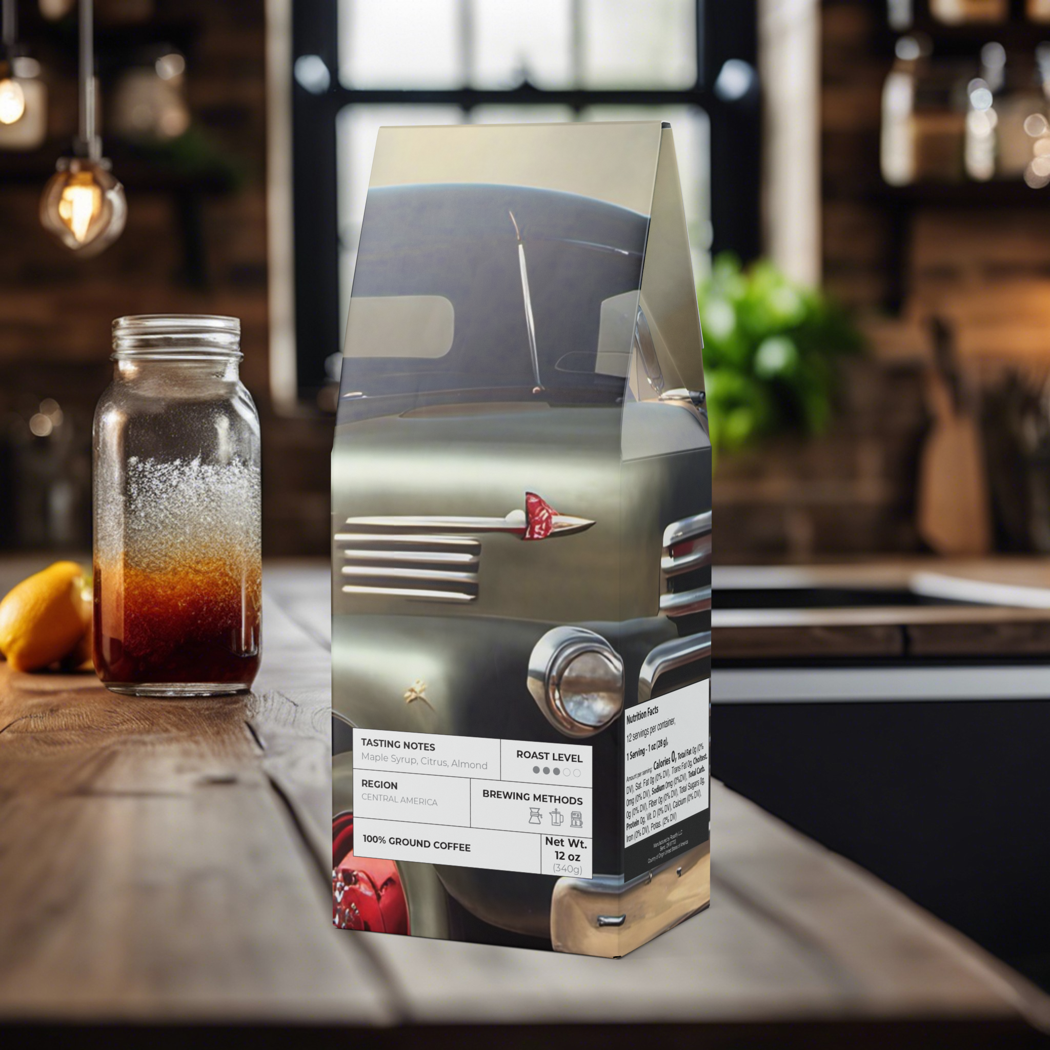 Vintage Patriotic Truck Broken Top Coffee Blend (Medium Roast) product thumbnail image Vintage Patriotic Truck Broken Top Coffee Blend (Medium Roast) product thumbnail image