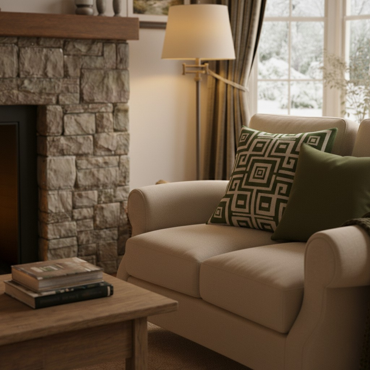 Topiary Trellis - Square Faux-Suede Pillowcase product thumbnail image Topiary Trellis - Square Faux-Suede Pillowcase product thumbnail image