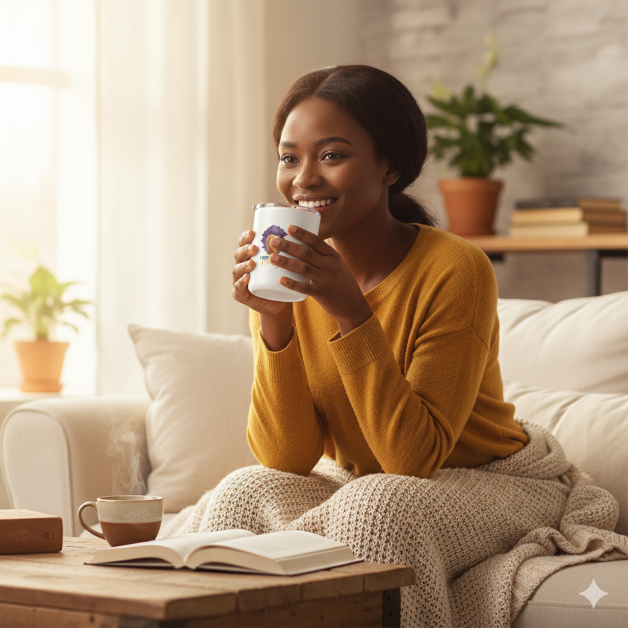 Praying Hands Insulated Coffee Mug - 10oz Motivational Drinkware product thumbnail image Praying Hands Insulated Coffee Mug - 10oz Motivational Drinkware product thumbnail image