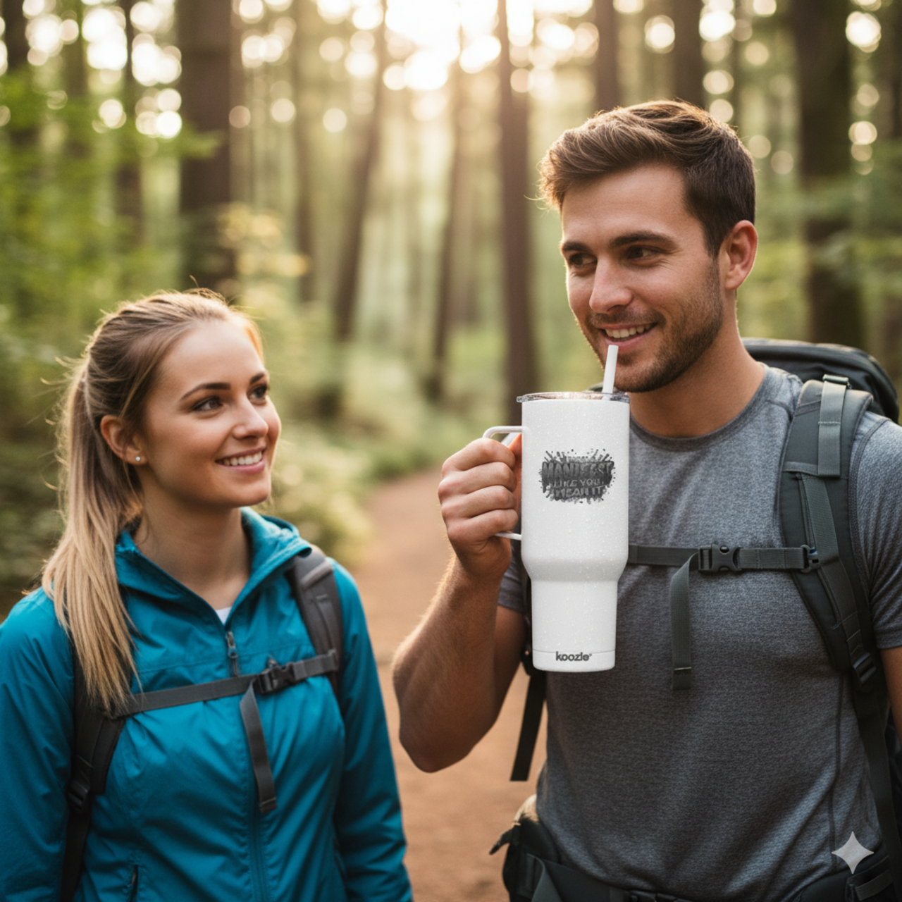 Engraved Insulated Tumbler - 40oz 'Manifest Like You Mean It' product thumbnail image Engraved Insulated Tumbler - 40oz 'Manifest Like You Mean It' product thumbnail image