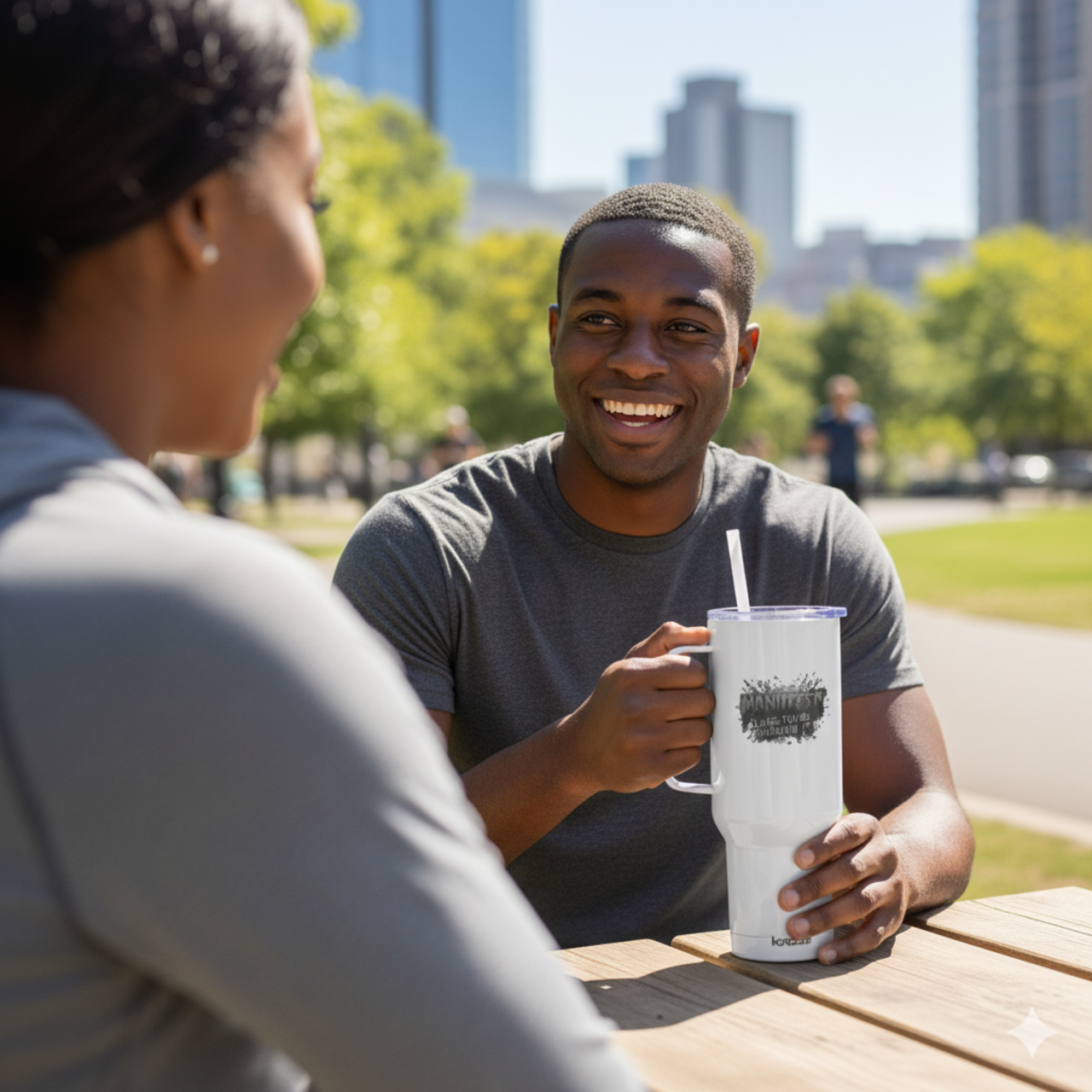 Engraved Insulated Tumbler - 40oz 'Manifest Like You Mean It' product thumbnail image Engraved Insulated Tumbler - 40oz 'Manifest Like You Mean It' product thumbnail image