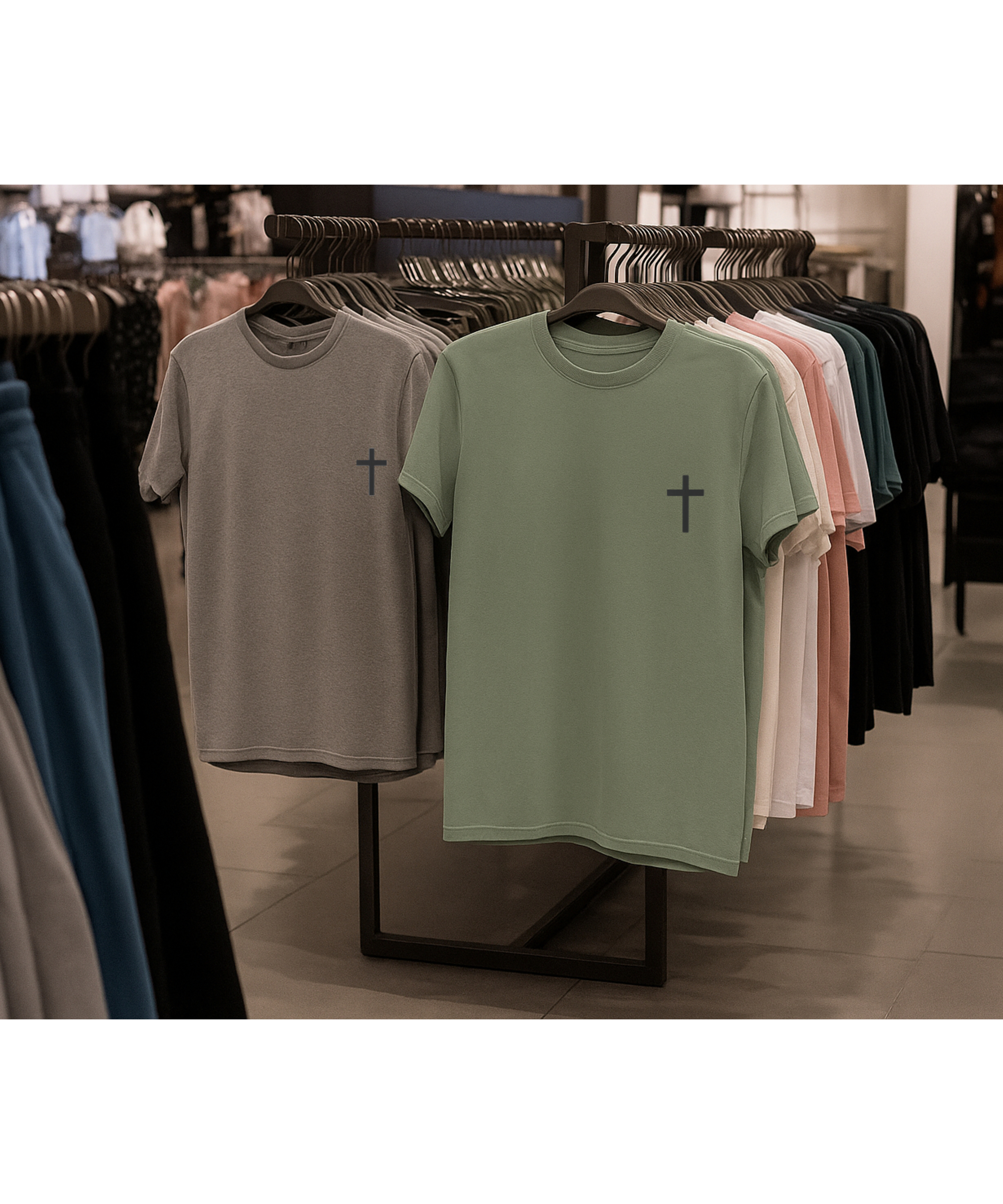 The Hem of His Garment Christian Softstyle T-Shirt – Mark 5:27–29 Faith and Healing Tee, Inspirational Jesus Design, Soft Lightweight Christian Apparel for Women and Men product thumbnail image