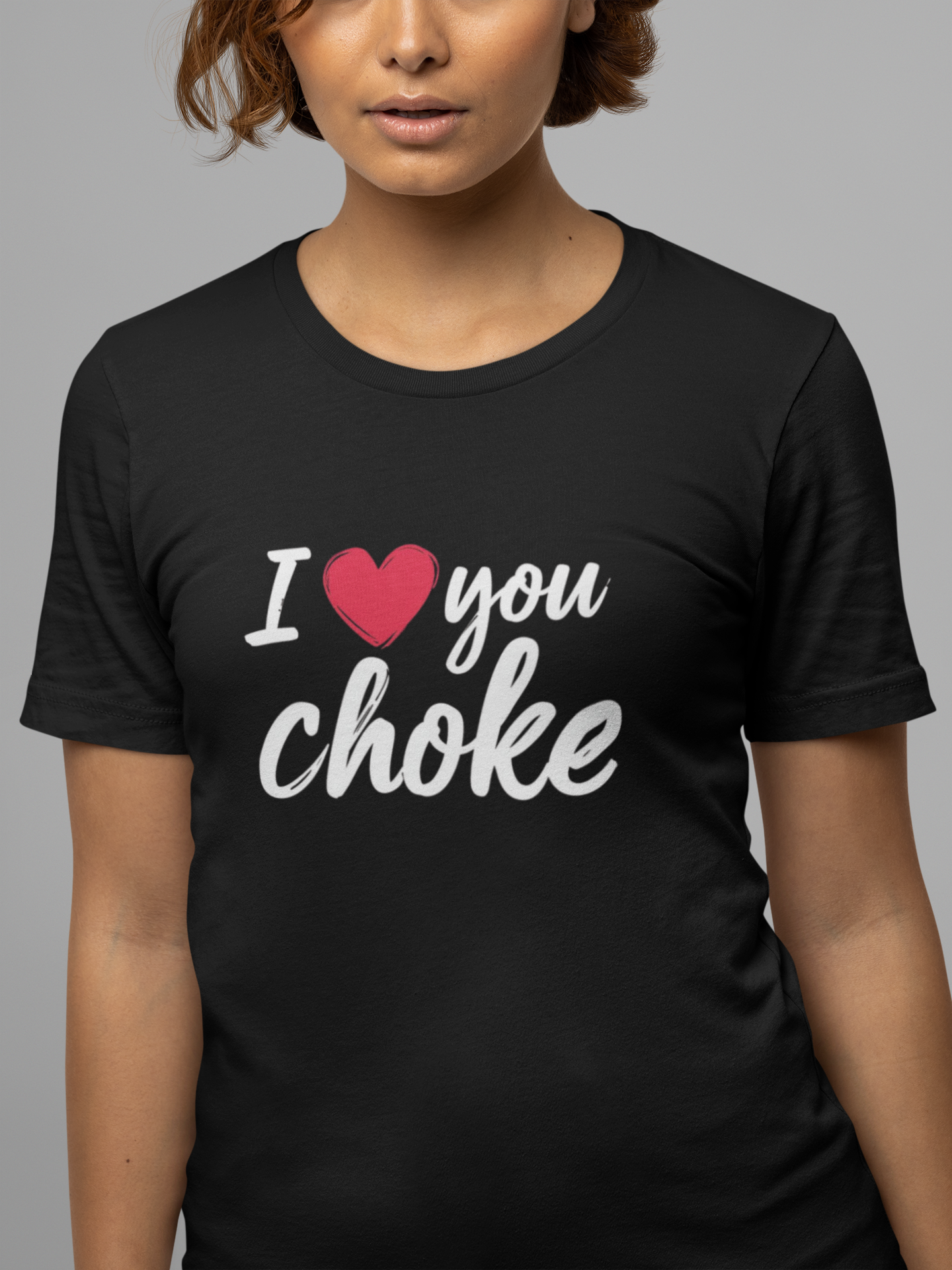 I Love You Choke Hawaii Pidgin Women's Tee product thumbnail image