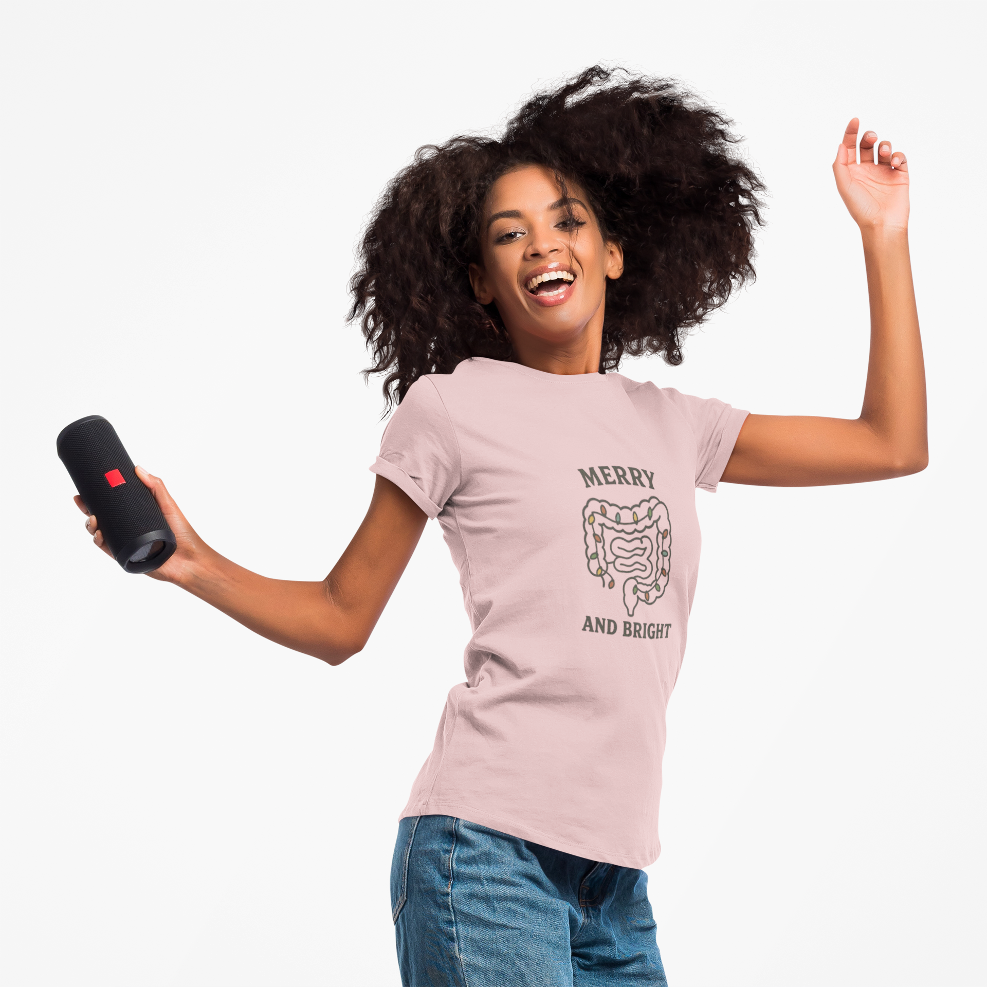Christmas Bedazzled Colon Unisex Tee product thumbnail image Christmas Bedazzled Colon Unisex Tee product thumbnail image